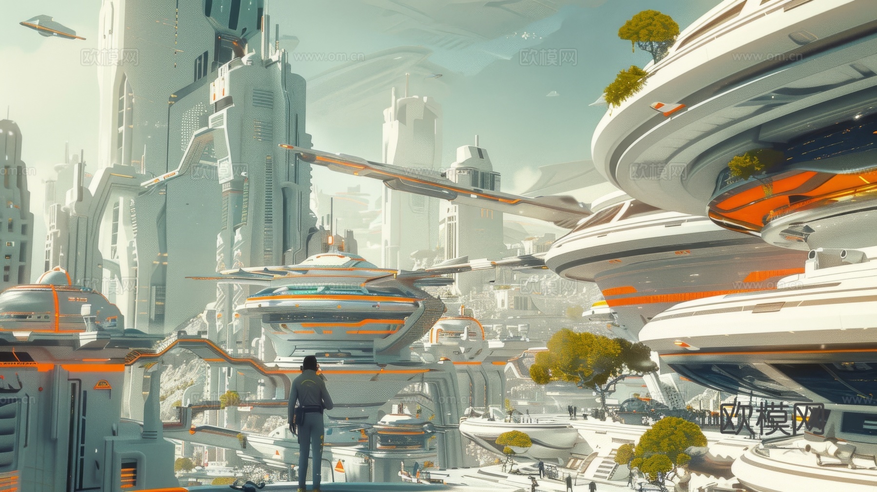 外景未来科幻城市下载（渲染图8）
