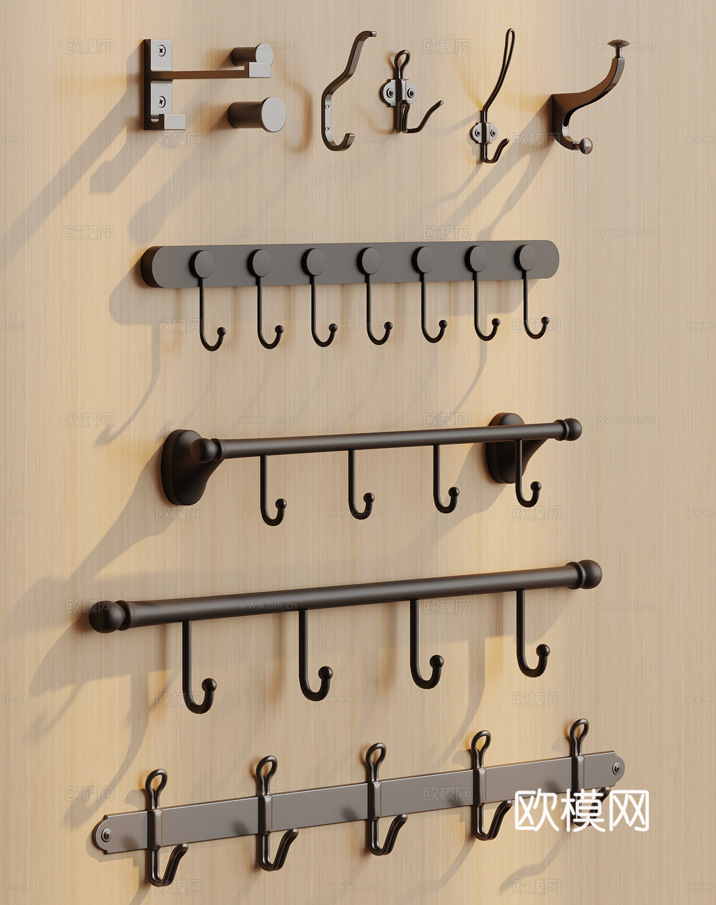 挂衣架 现代挂衣架su模型