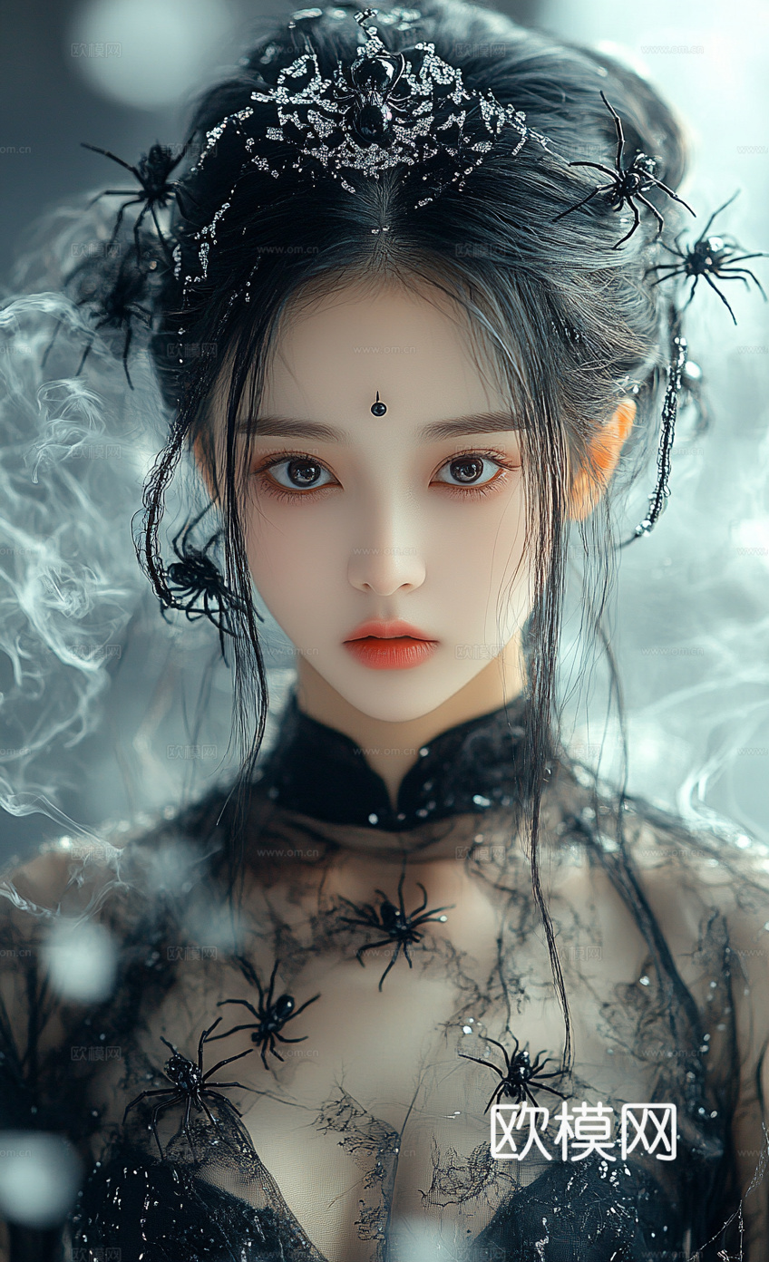 美女人物肖像挂画装饰画