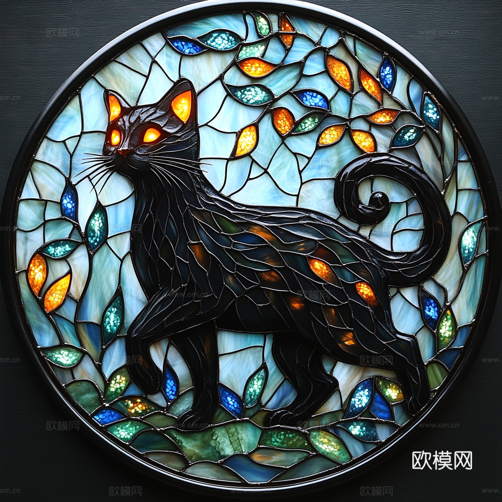 手绘动物装饰画