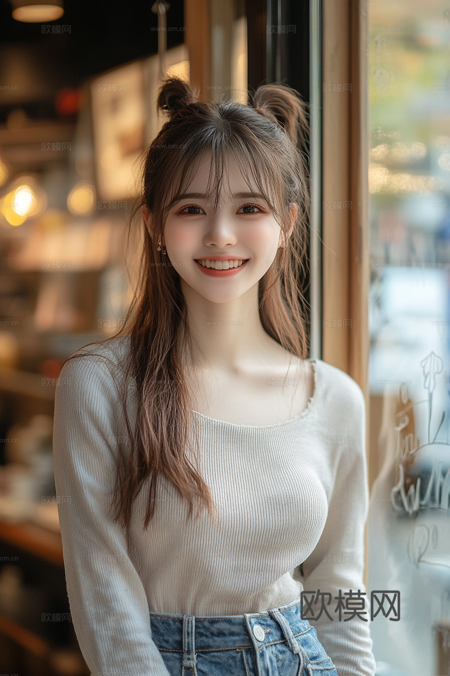 美女人物肖像挂画装饰画