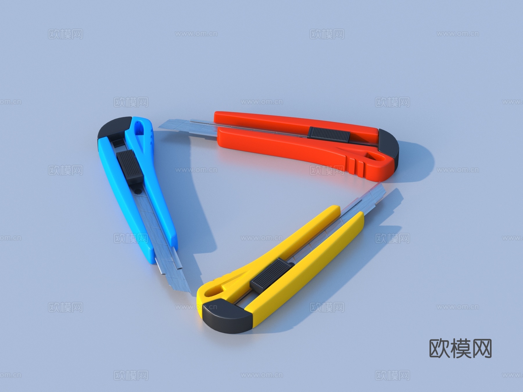 美工刀 壁纸刀 裁纸刀 开箱小刀3d模型