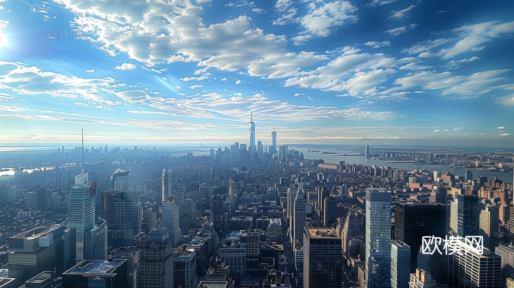 外景未来科幻城市下载（渲染图2）