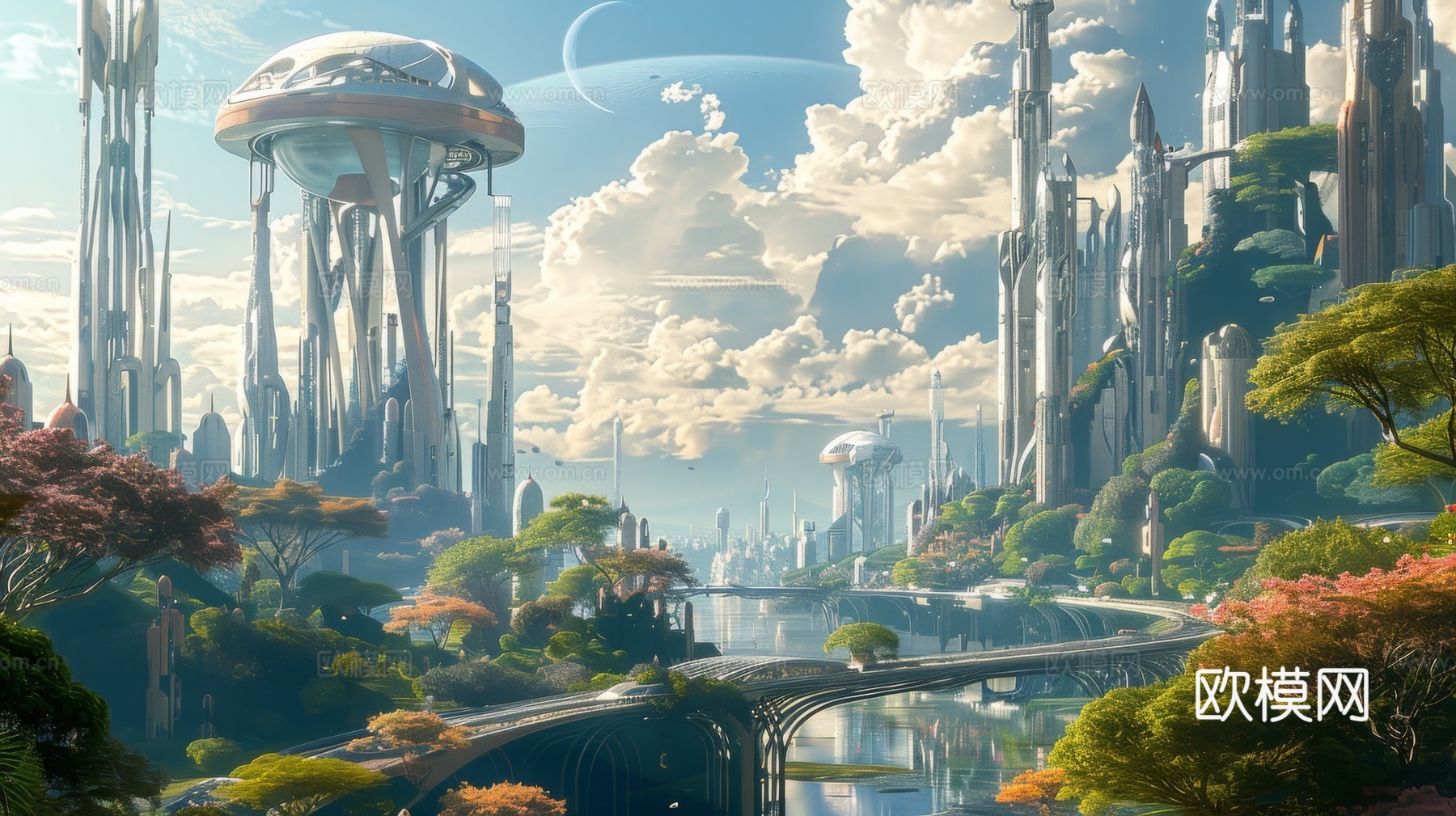 外景未来科幻城市下载（渲染图6）