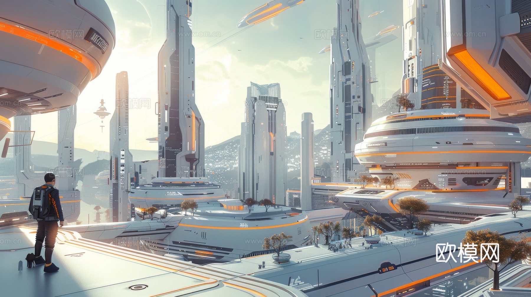 外景未来科幻城市下载（渲染图4）