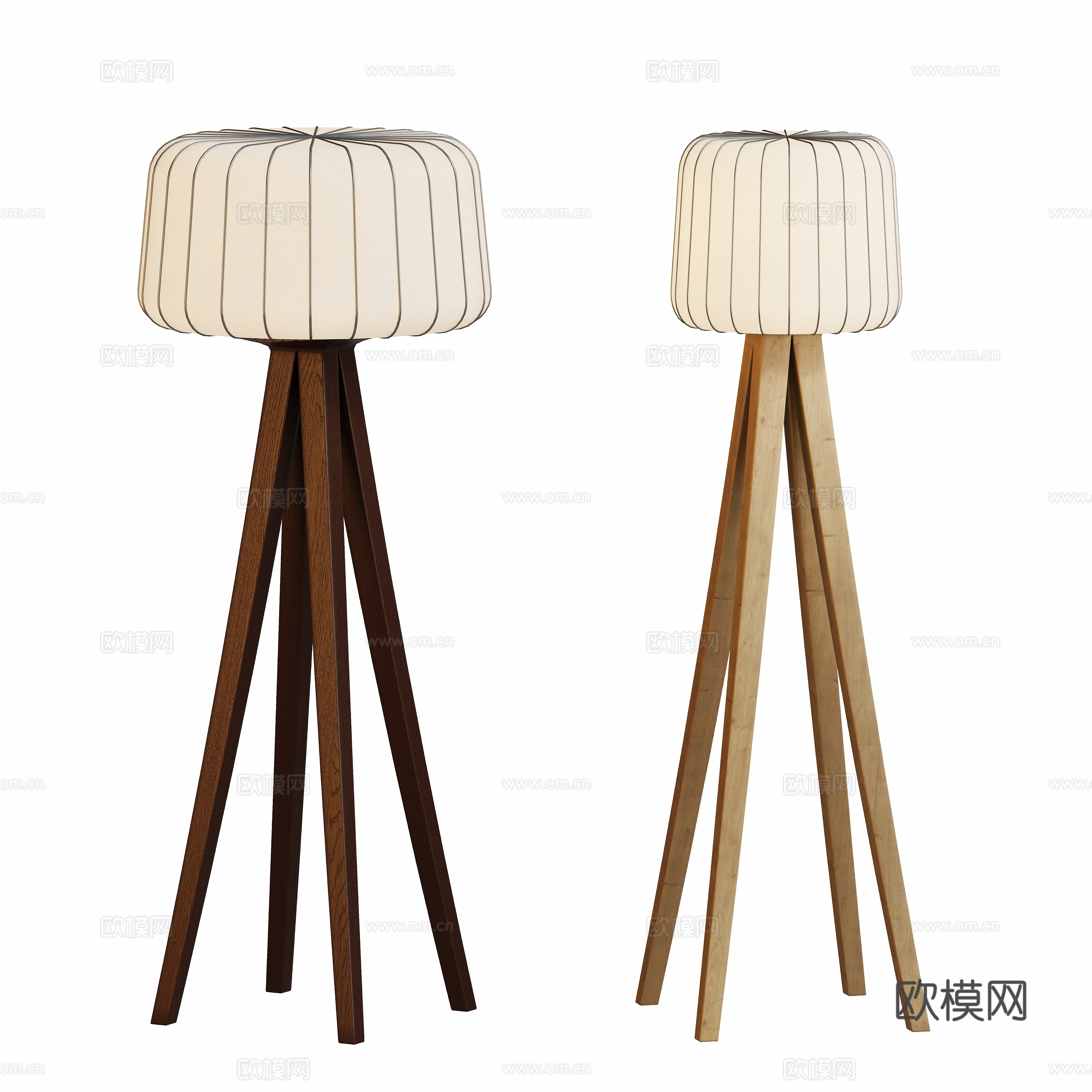中古落地灯su模型