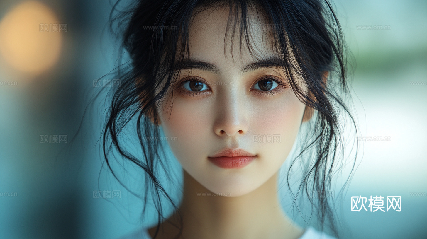 美女人物肖像挂画装饰画