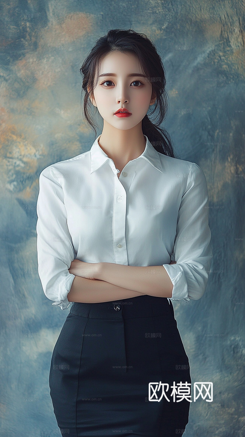 美女人物肖像挂画装饰画