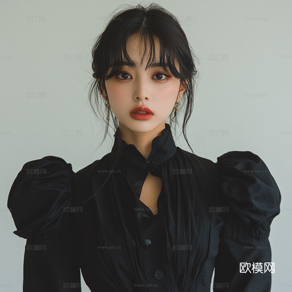 美女人物肖像挂画装饰画