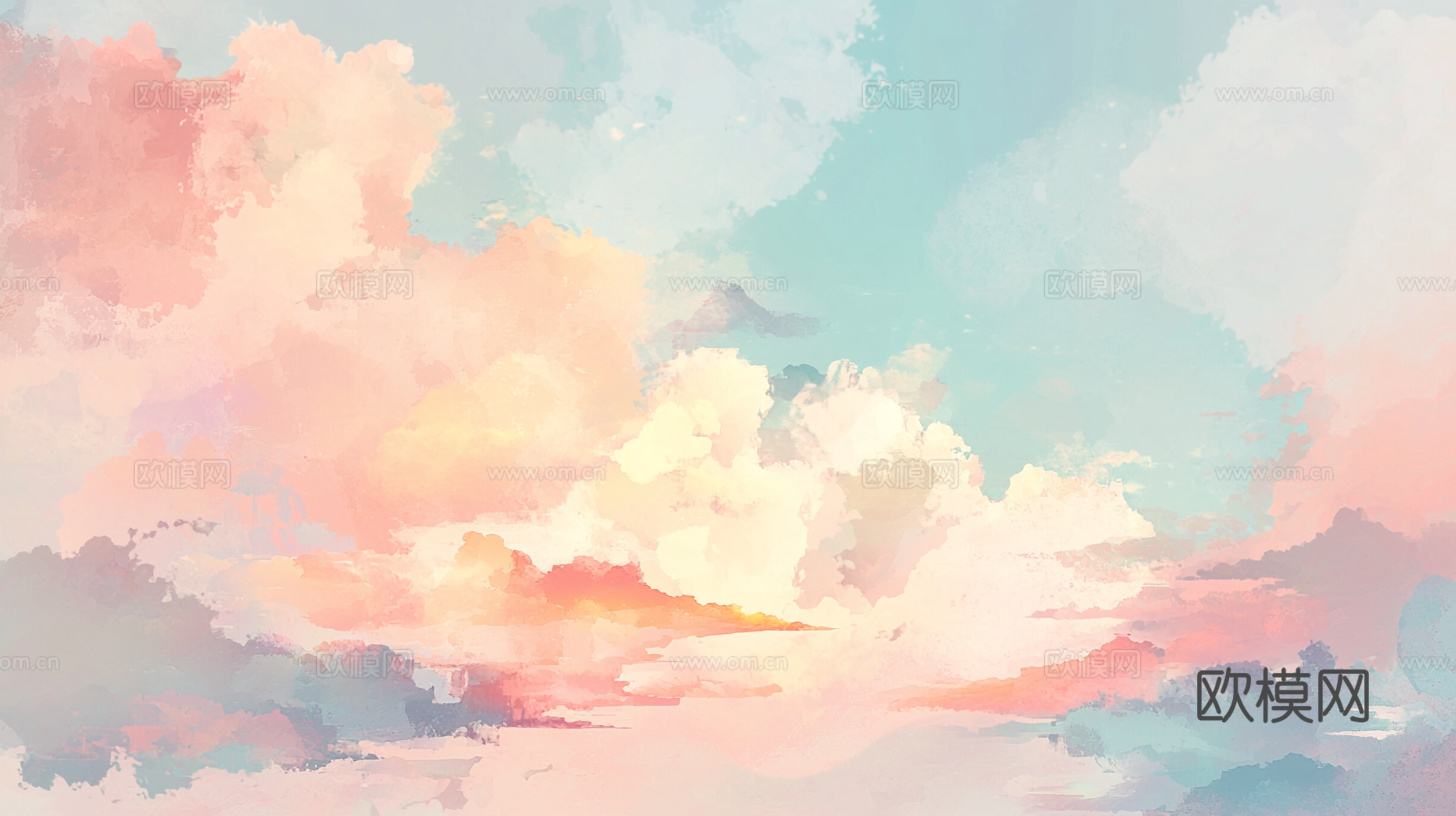 梦幻云彩科幻电视屏幕下载（渲染图8）