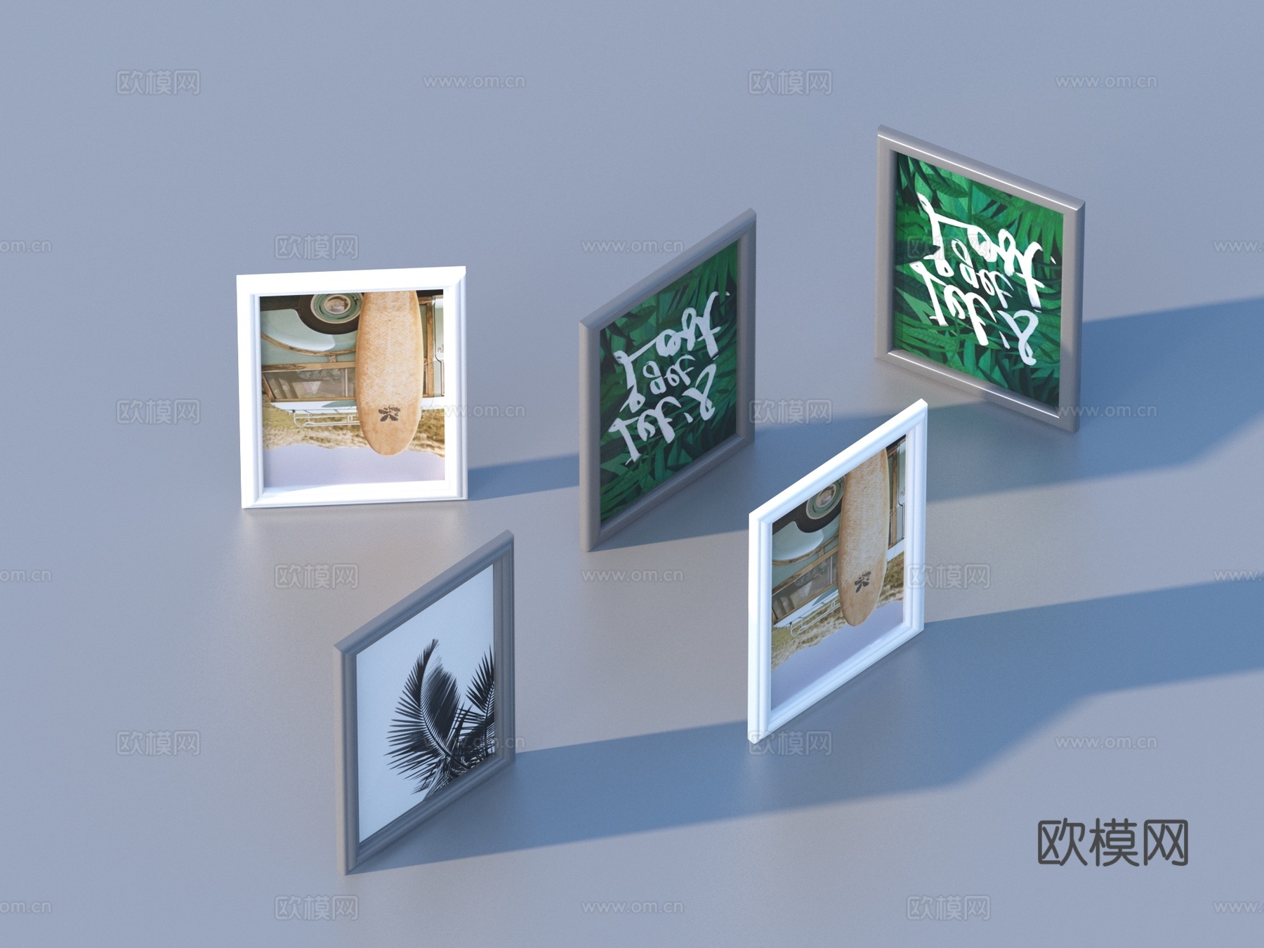 装饰画 挂画 相框3d模型