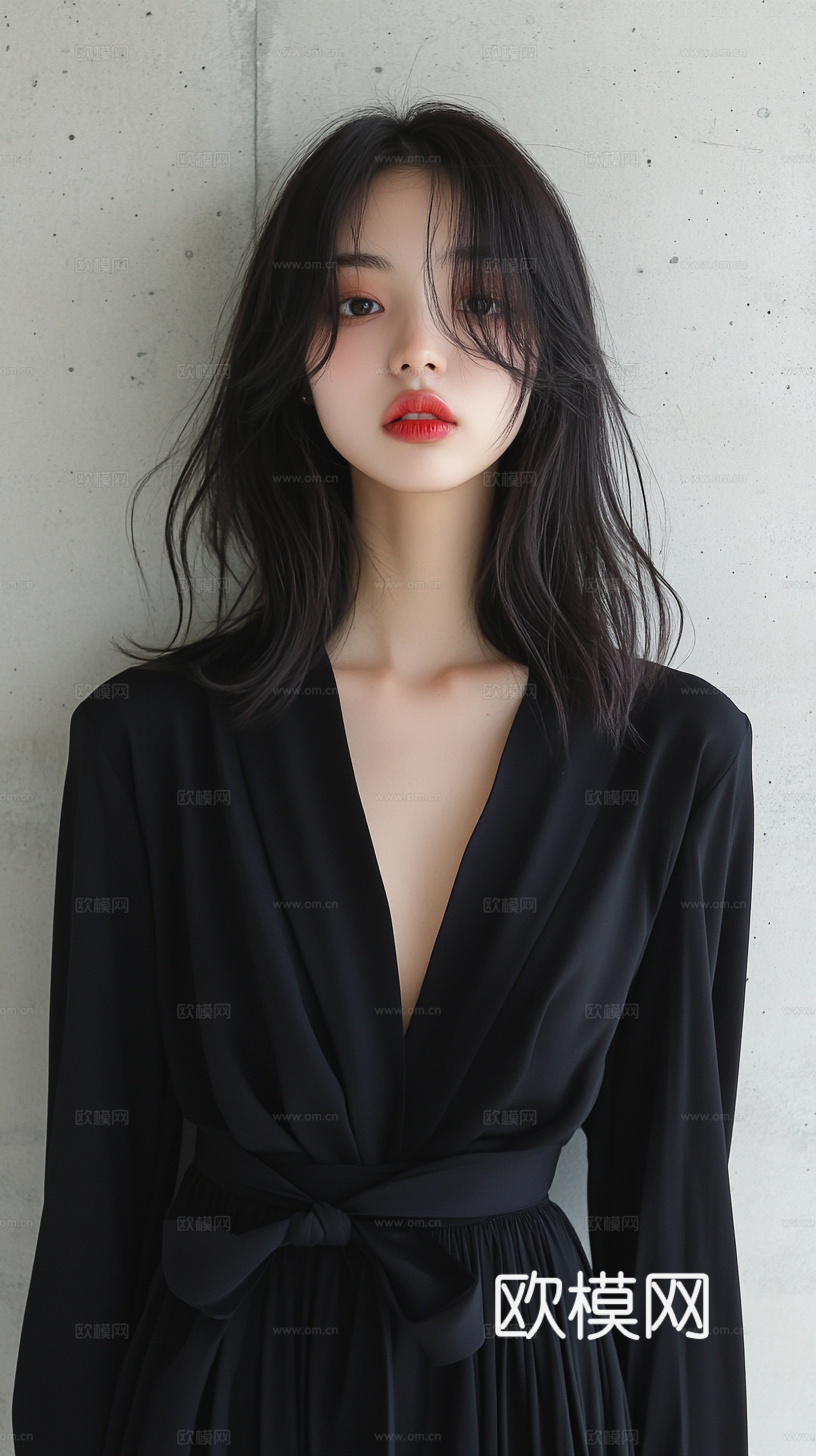 美女人物肖像挂画装饰画