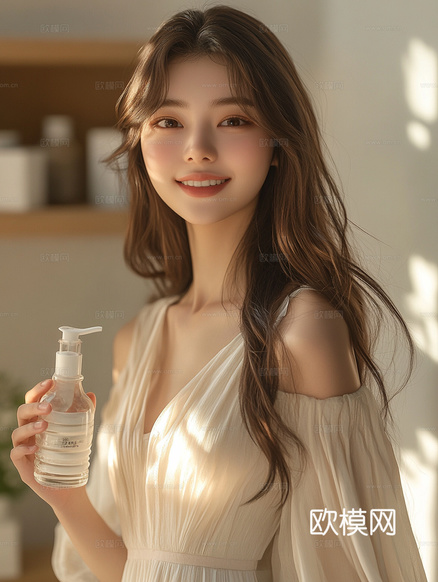 美女人物肖像挂画装饰画下载(渲染图5)