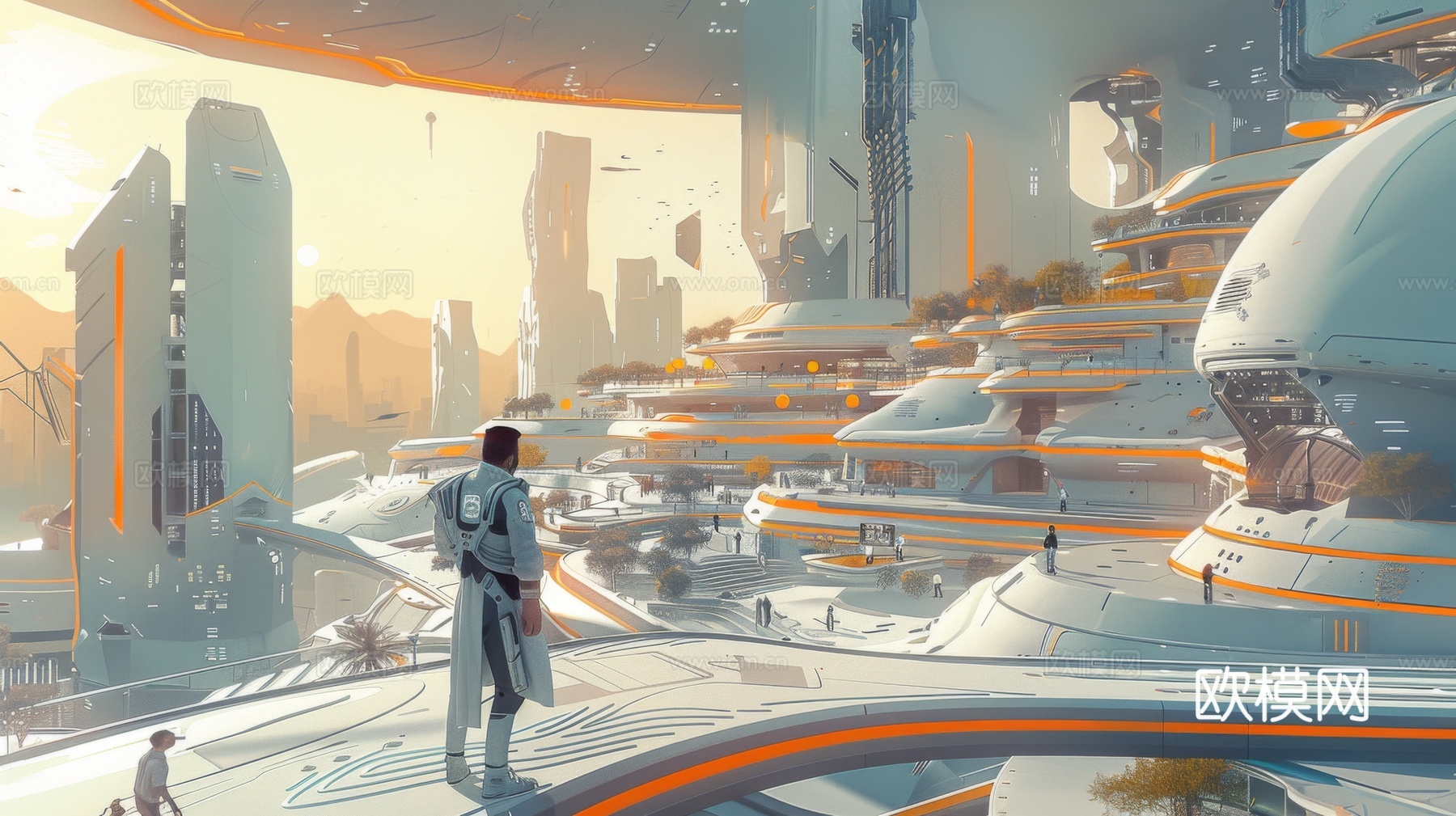 外景未来科幻城市下载（渲染图6）