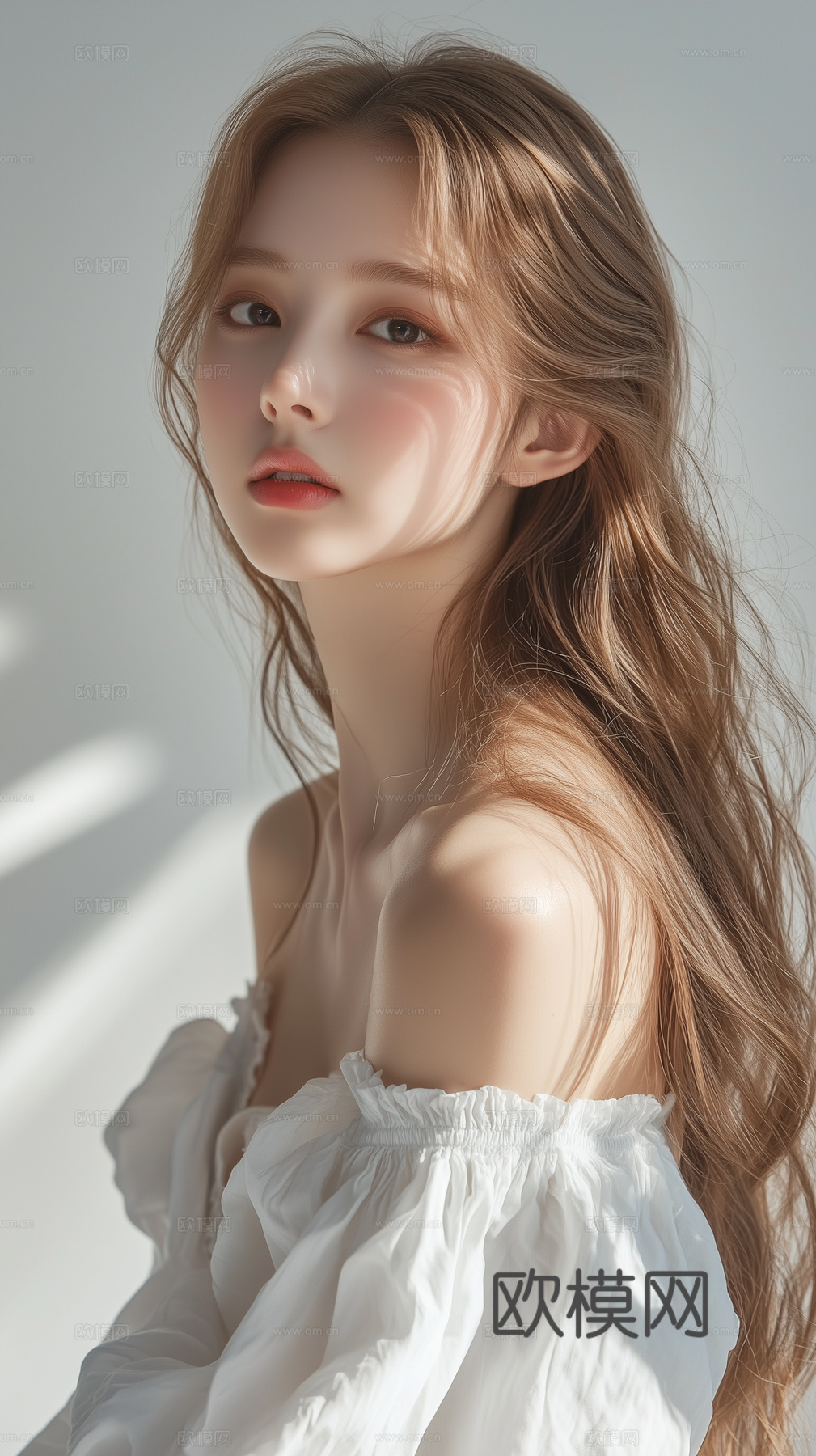 美女人物肖像挂画装饰画