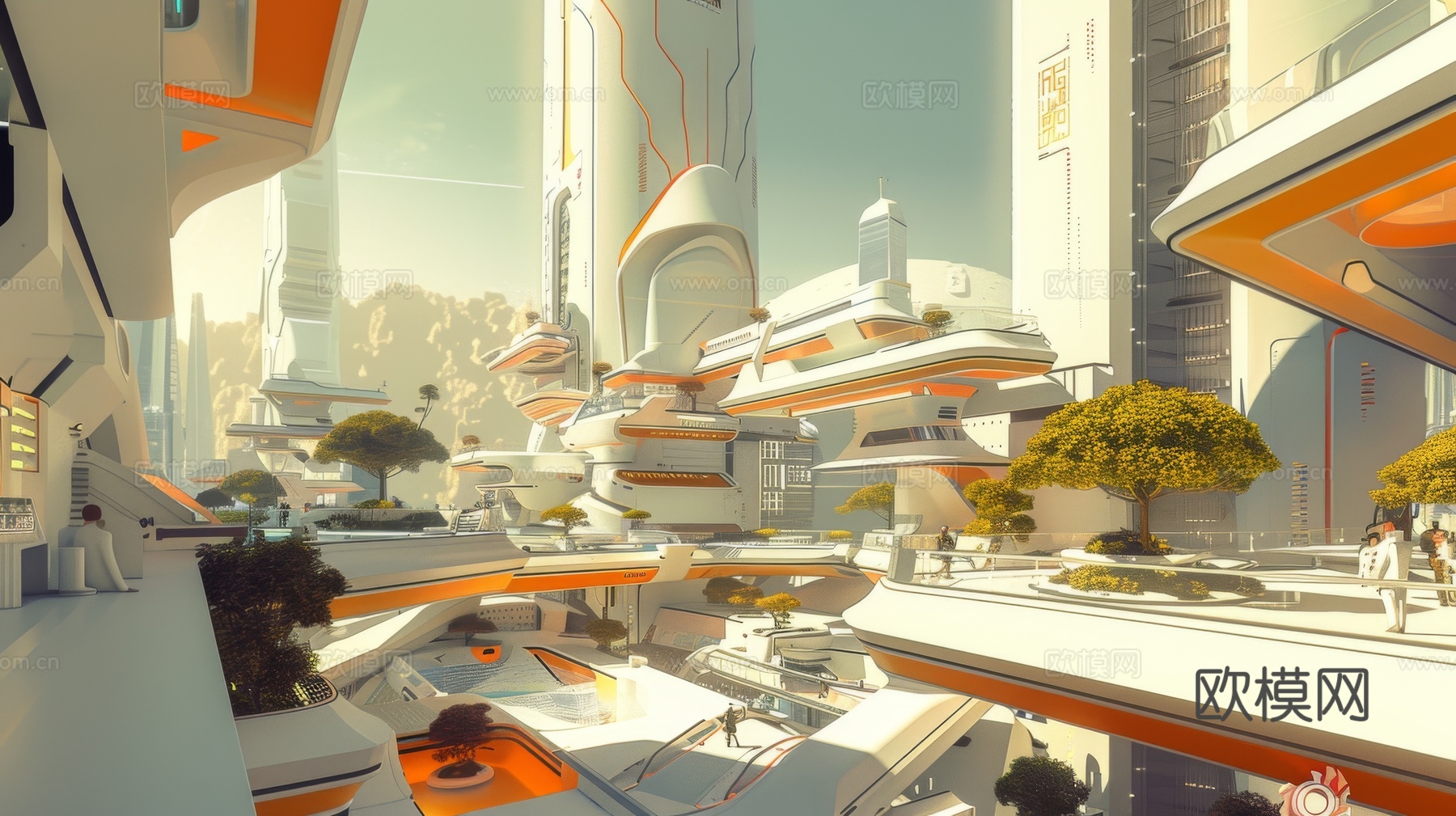 外景未来科幻城市下载（渲染图5）