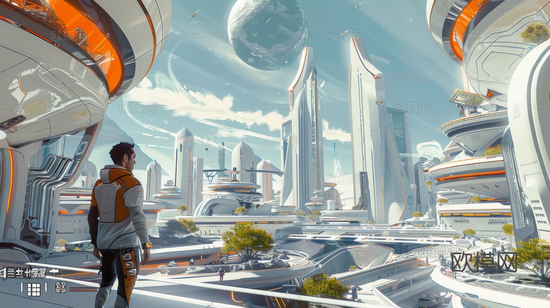 外景未来科幻城市下载（渲染图3）