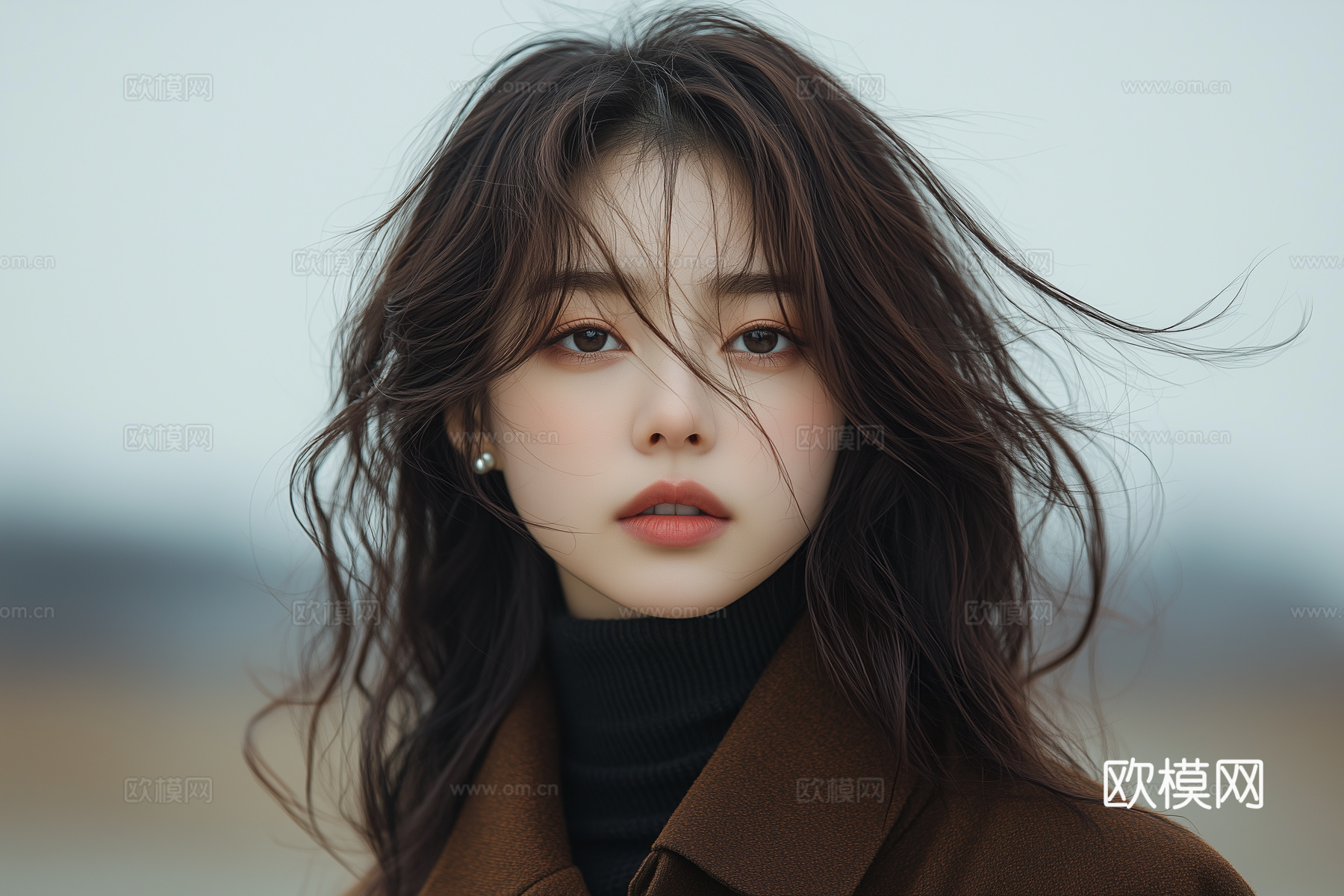 美女人物肖像挂画装饰画