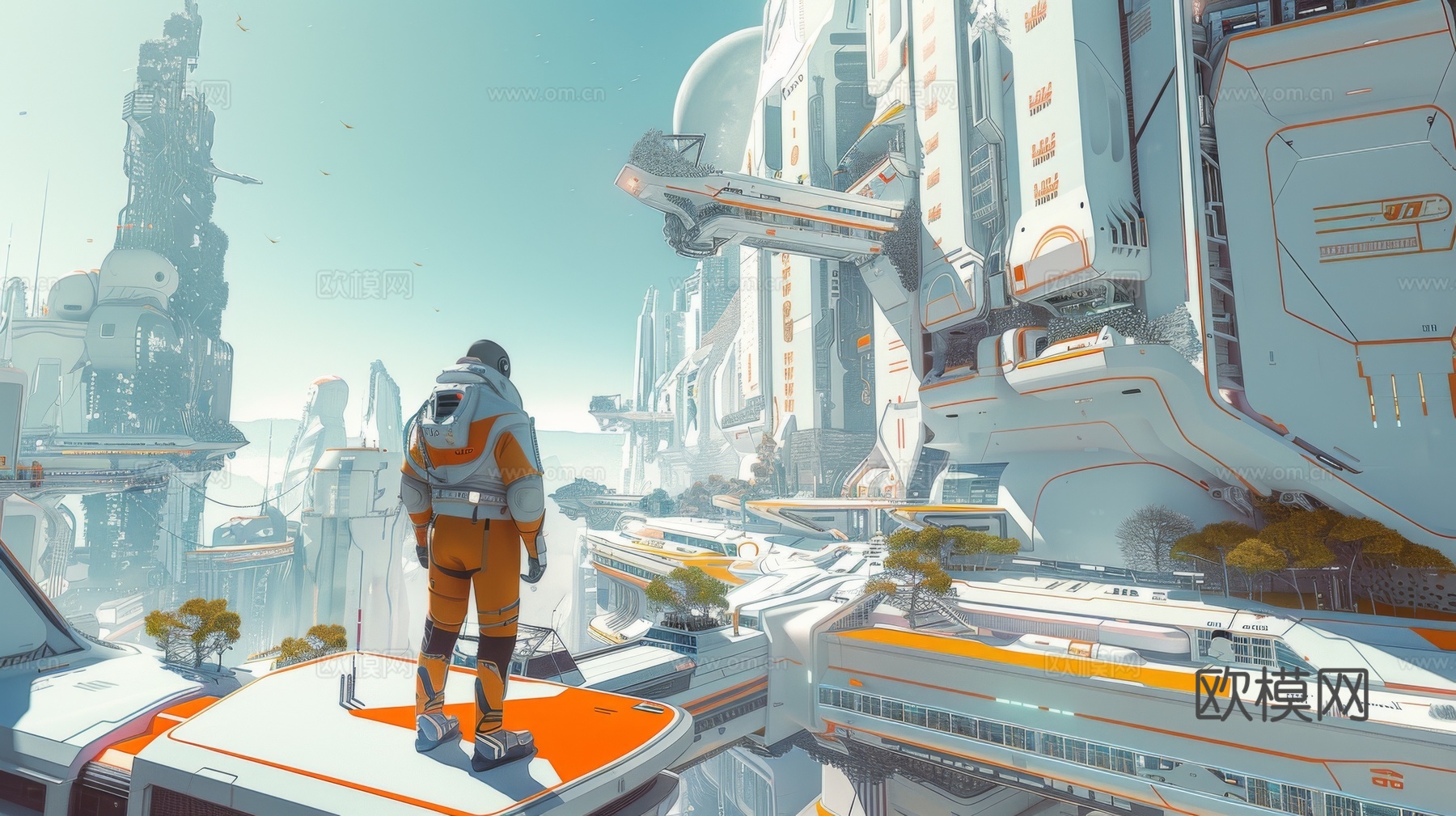 外景未来科幻城市下载（渲染图6）