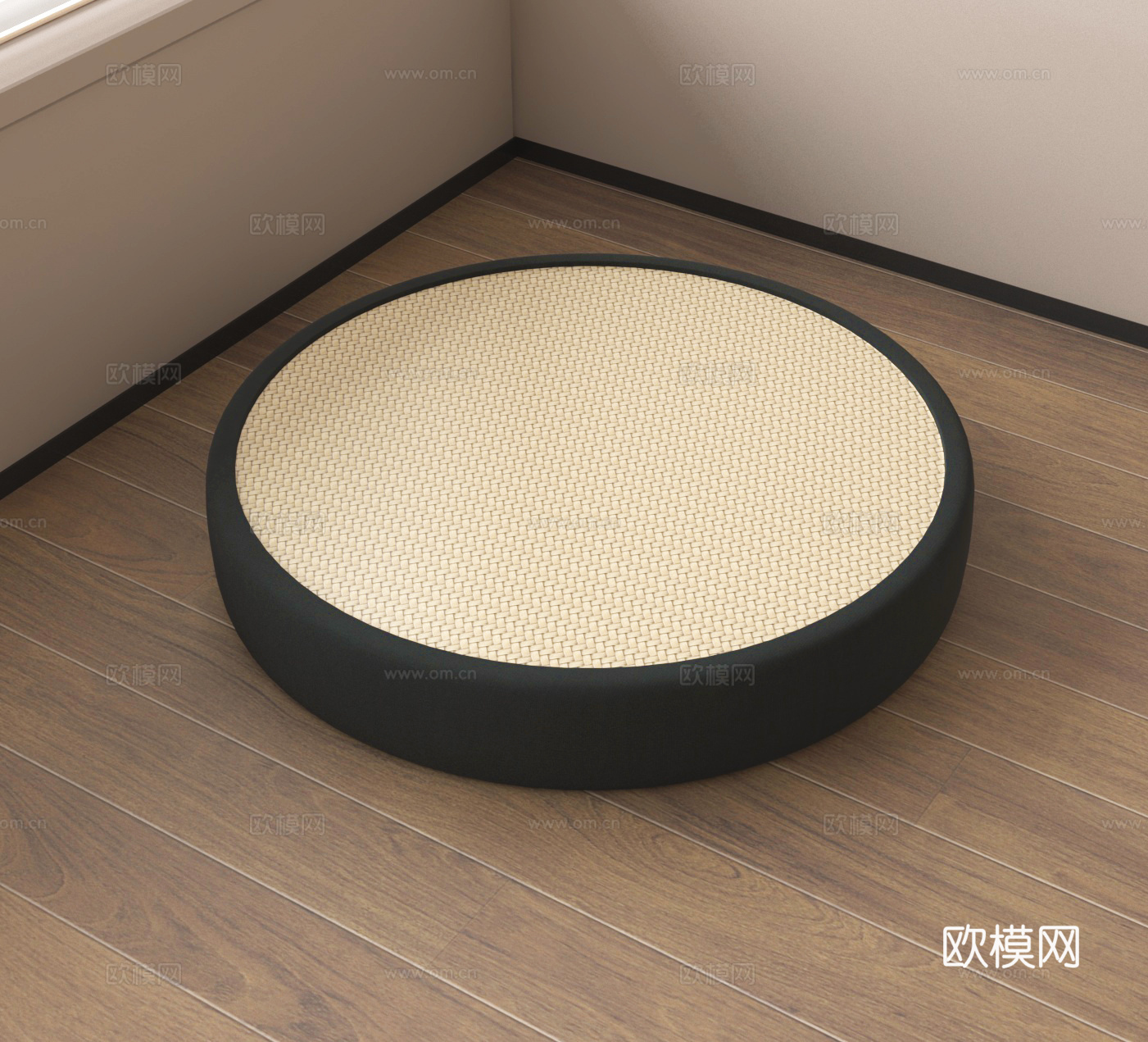 圆垫 坐垫 蒲团su模型