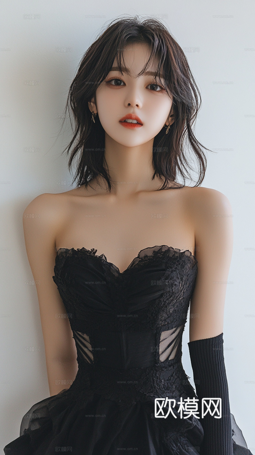 美女人物肖像挂画装饰画