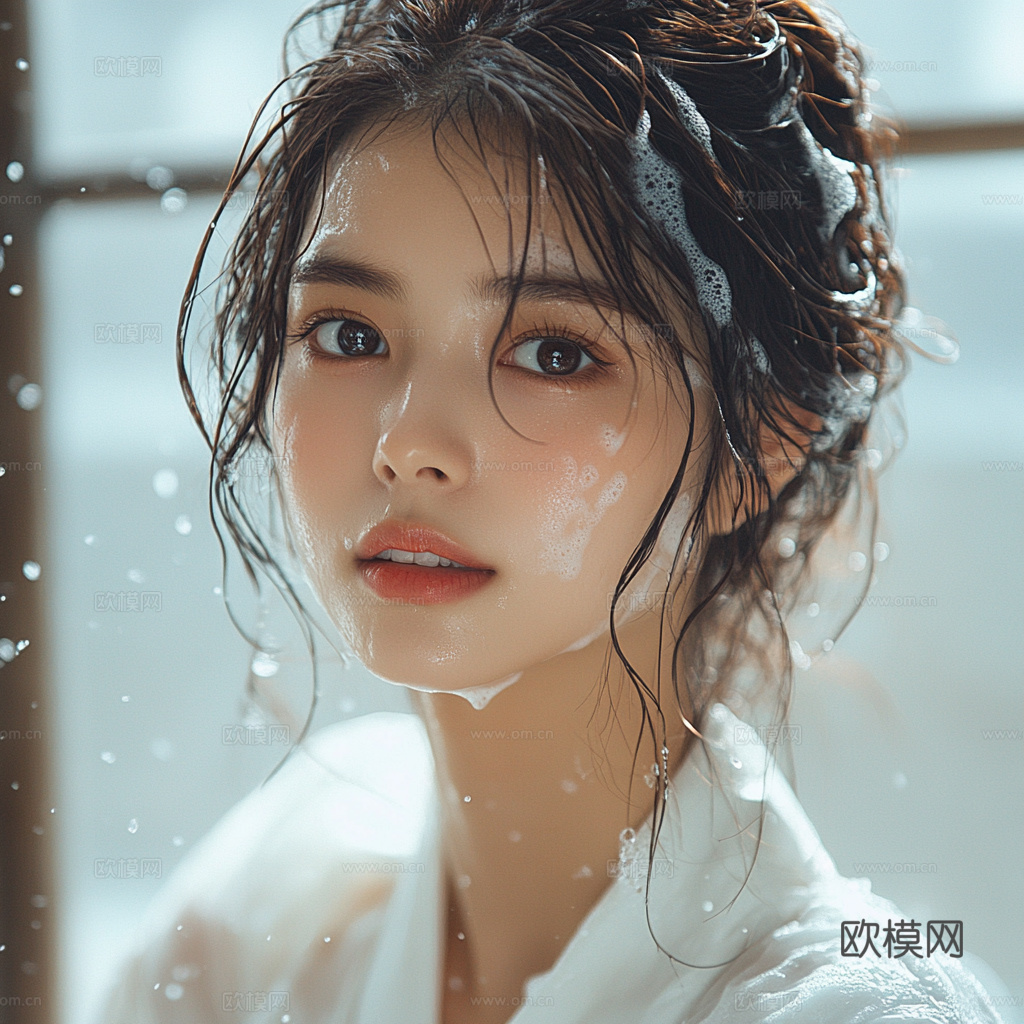 美女人物肖像挂画装饰画