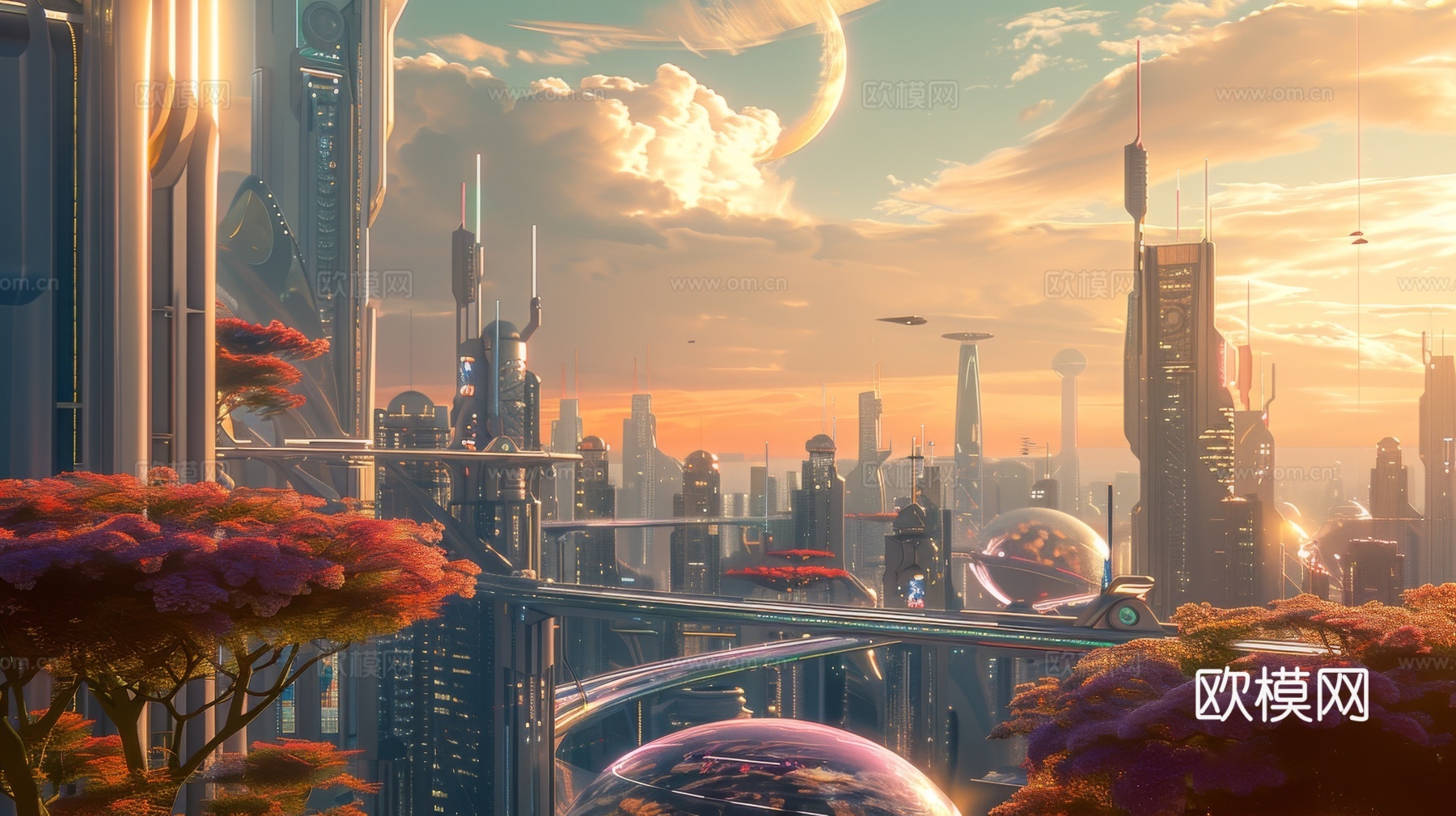 外景未来科幻城市下载（渲染图8）