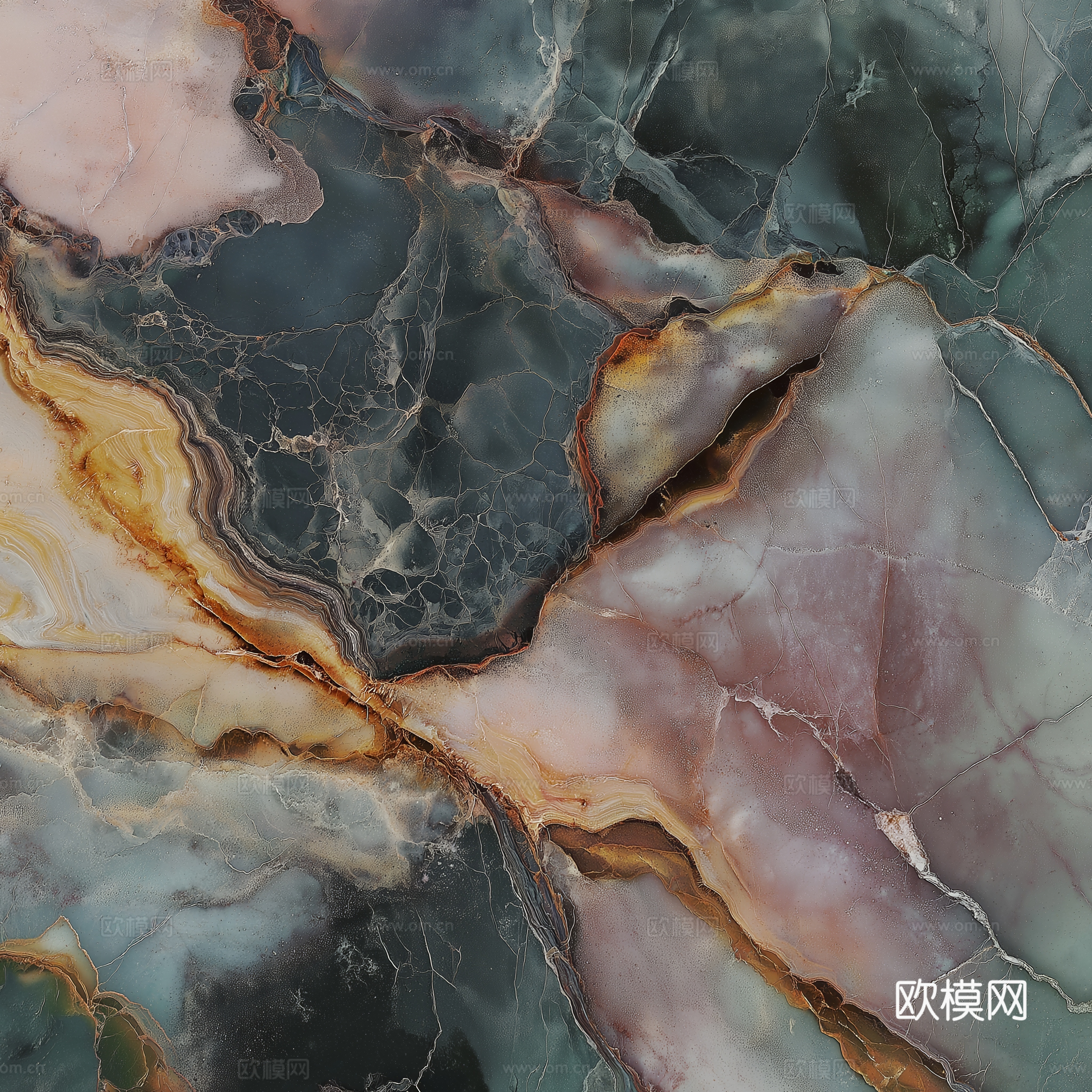 轻奢岩板大理石