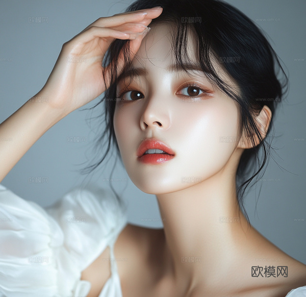 美女人物肖像挂画装饰画下载(渲染图5)