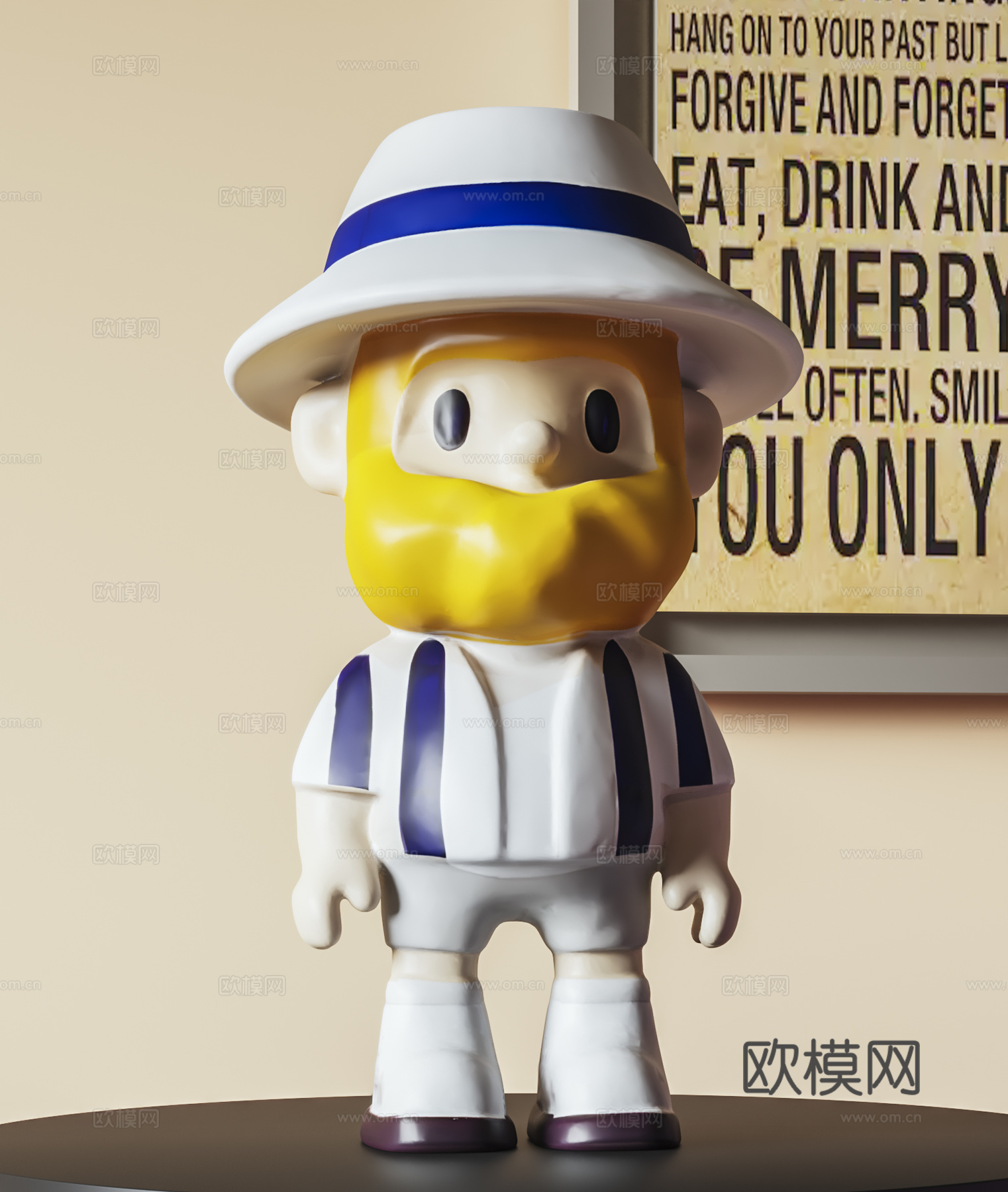 现代公仔3d模型