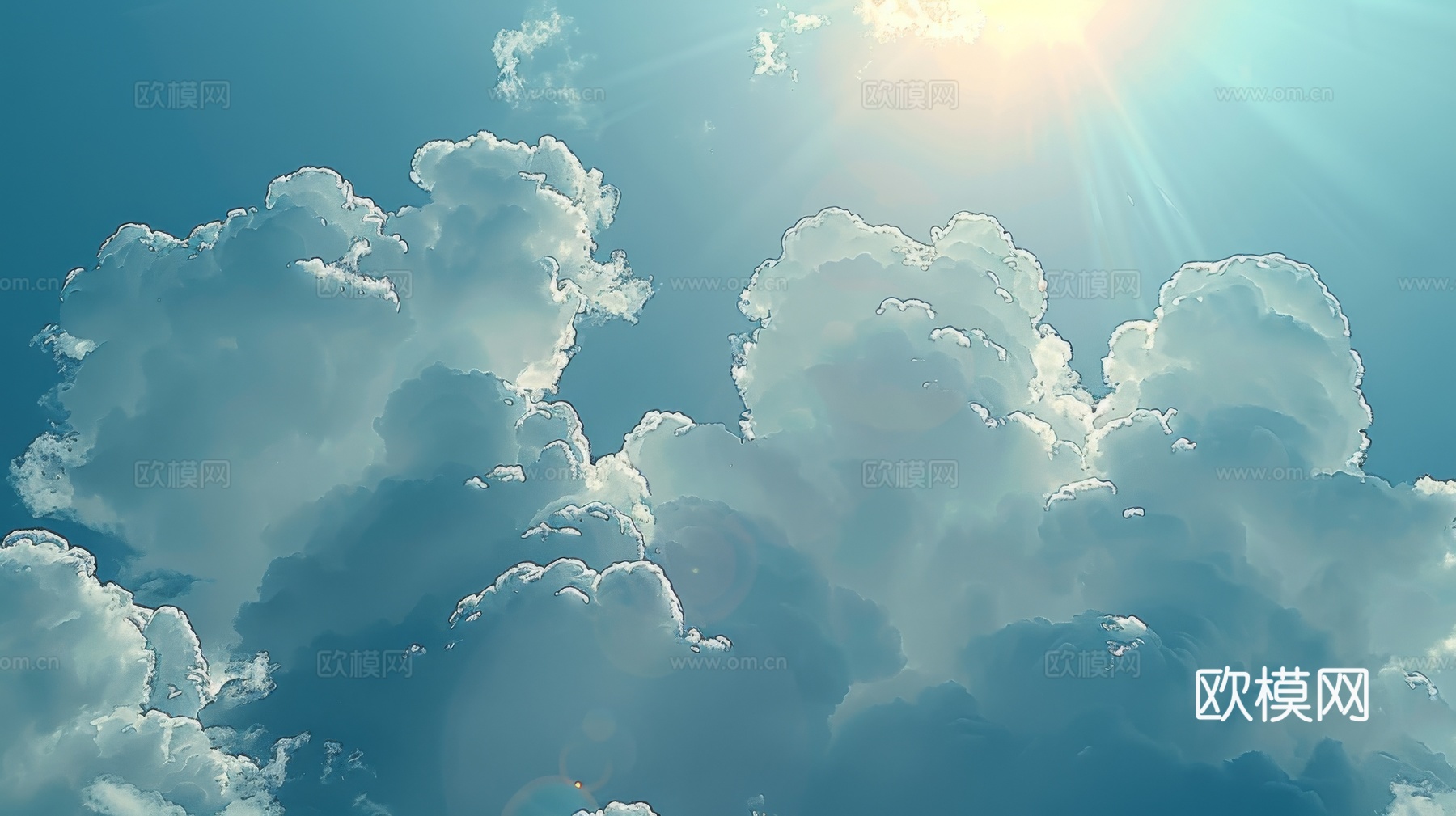 外景天空云彩