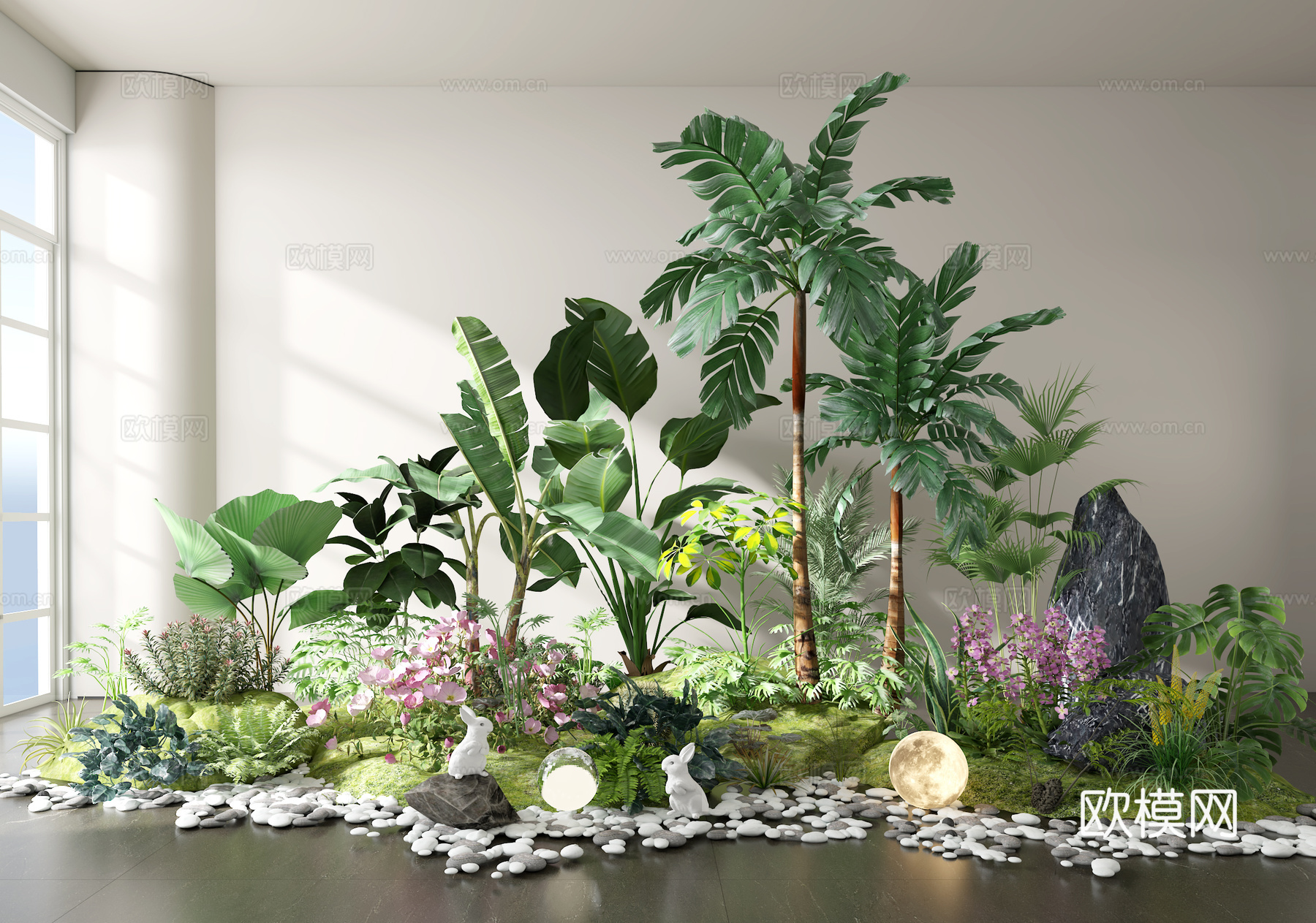 绿植 造景 植物景观su模型