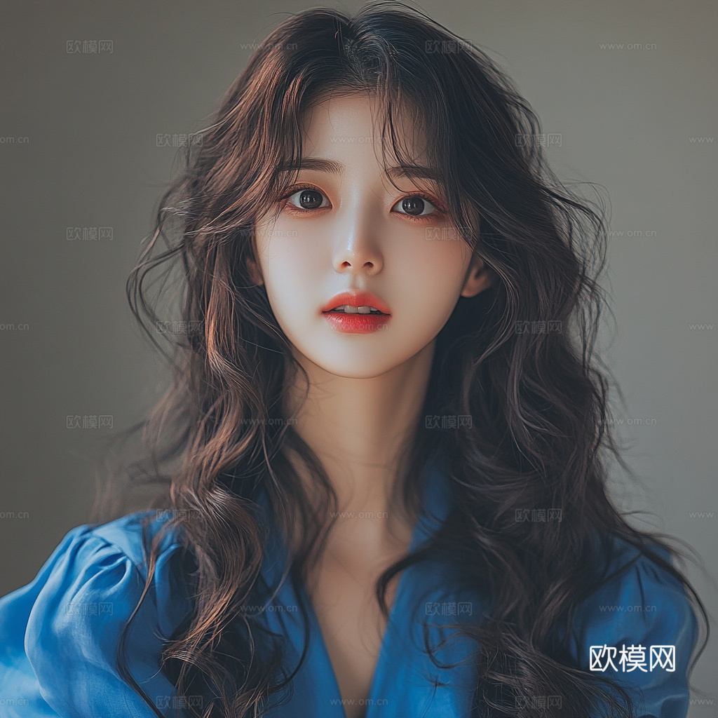美女人物肖像挂画装饰画