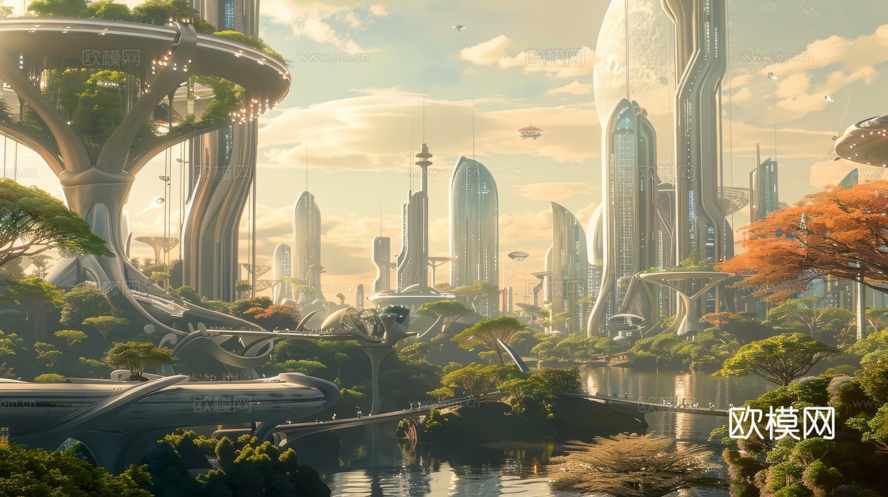 外景未来科幻城市下载（渲染图8）