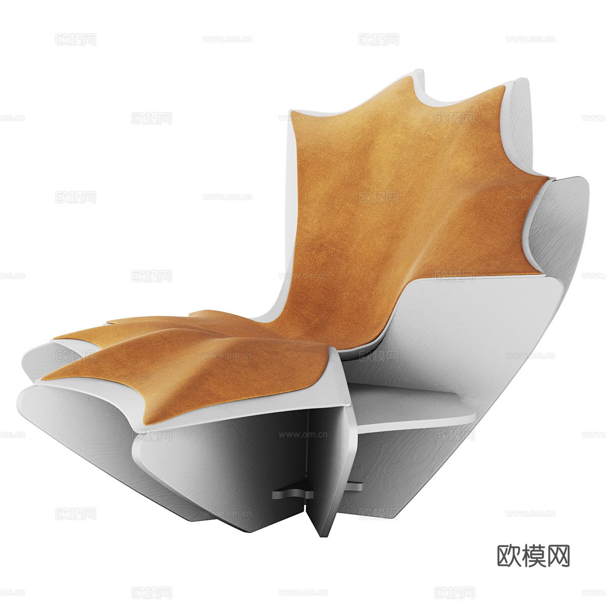 现代简约单人沙发 单人沙发 简约沙发 休闲沙发 客厅沙发3d模型