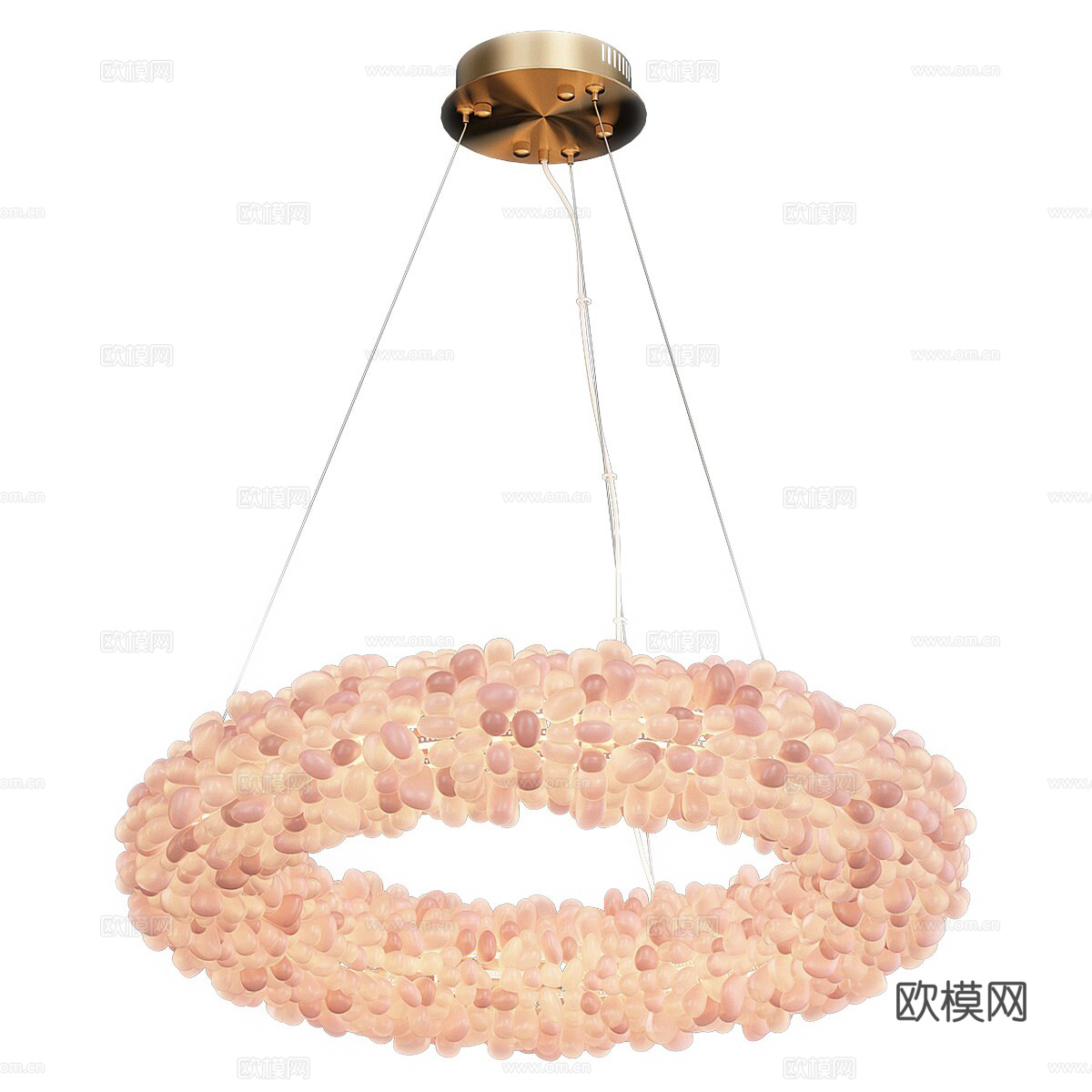 玻璃吊灯 奶油风吊灯 装饰吊灯 餐厅吊灯 客厅吊灯su模型