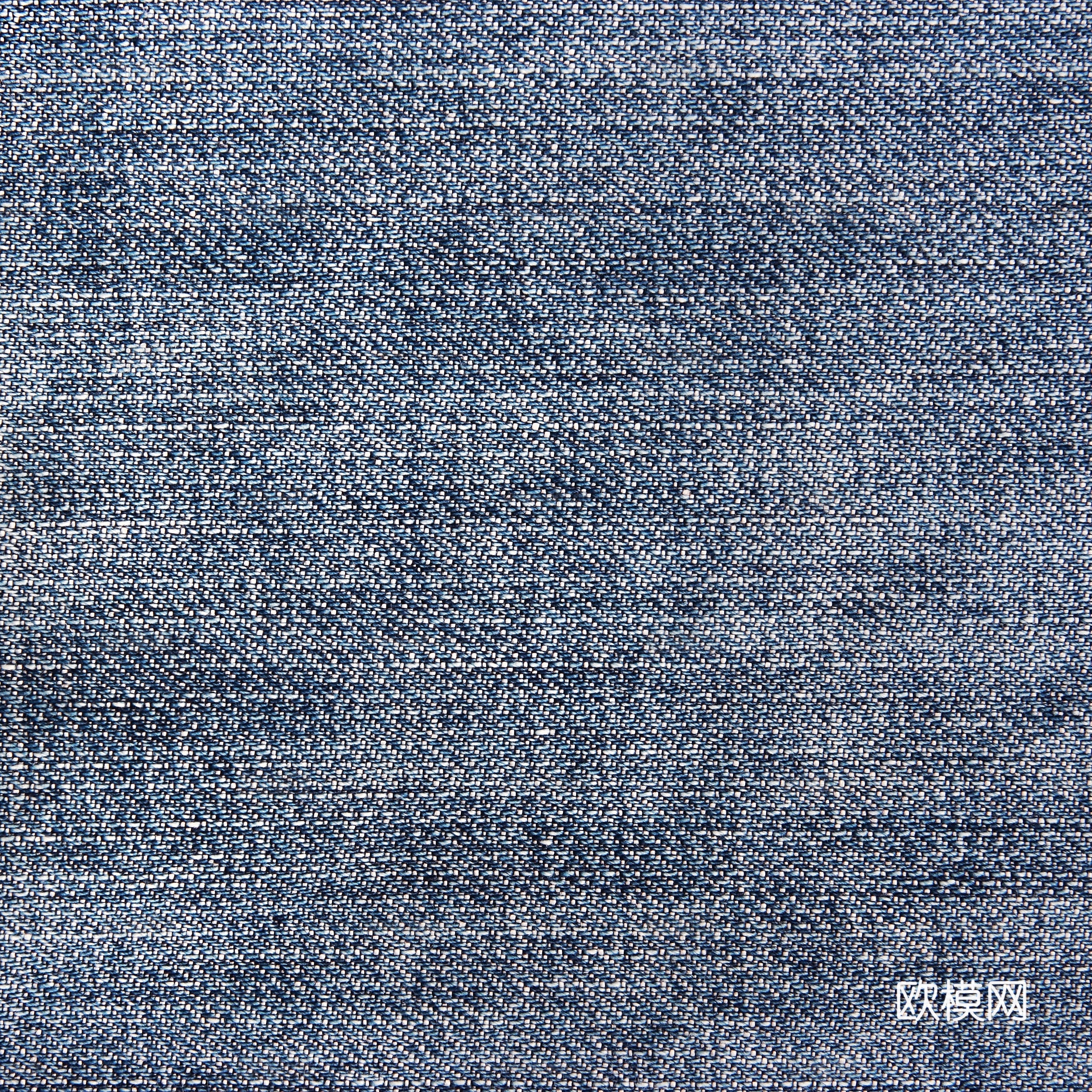 蓝色牛仔布