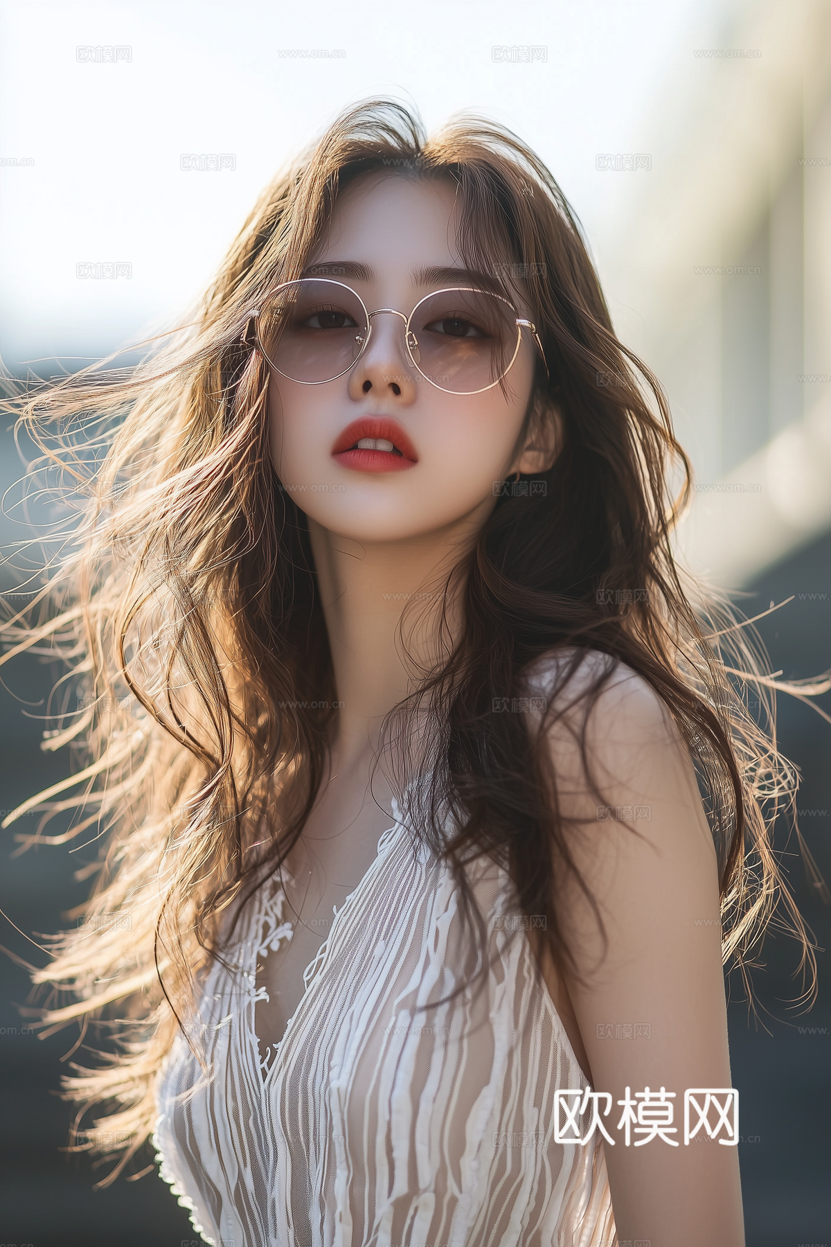 美女人物肖像挂画装饰画