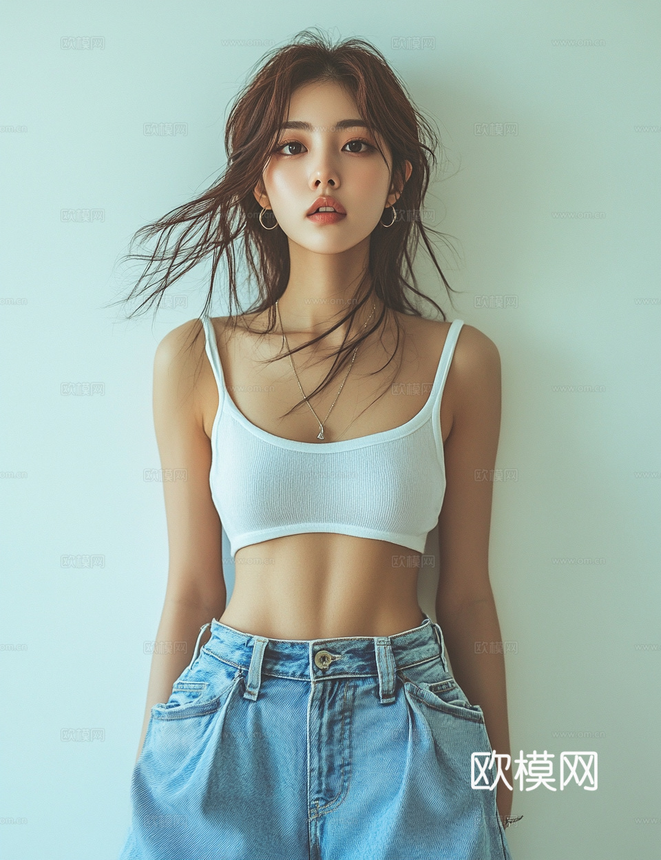 美女人物肖像挂画装饰画