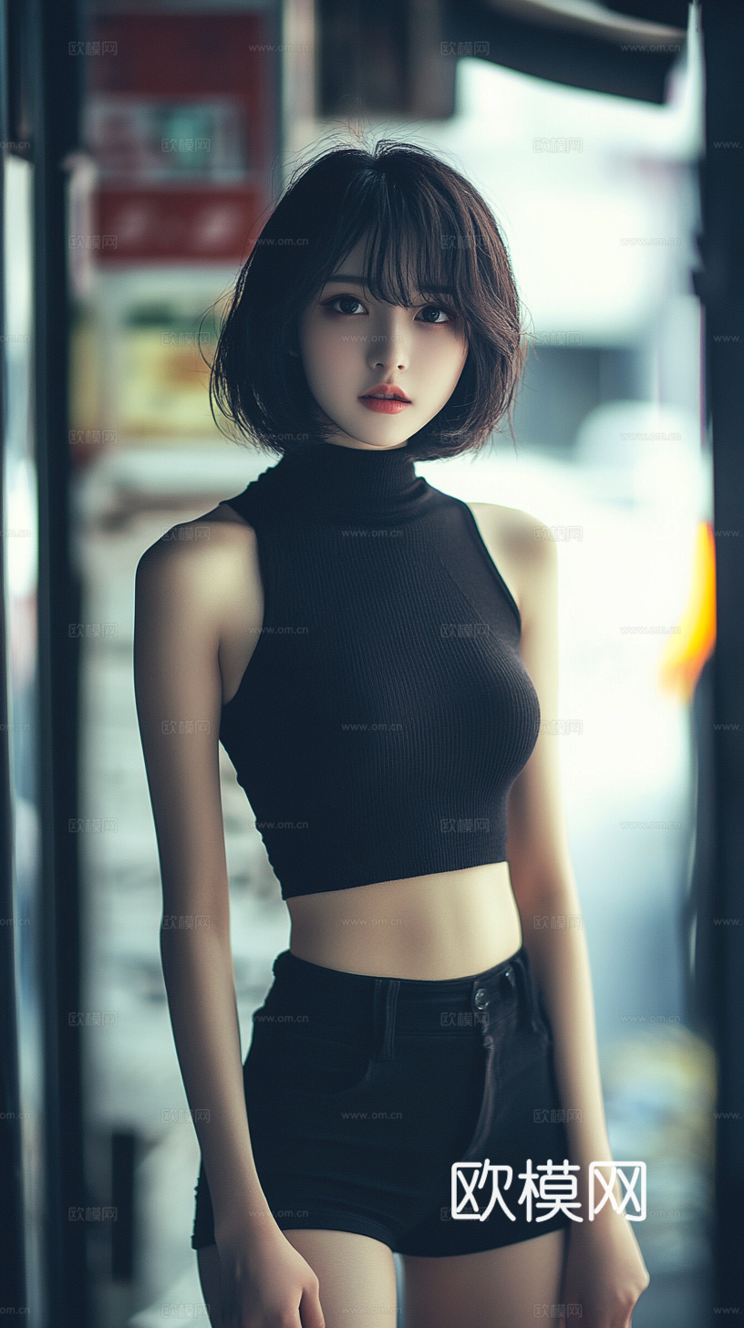 美女人物肖像挂画装饰画