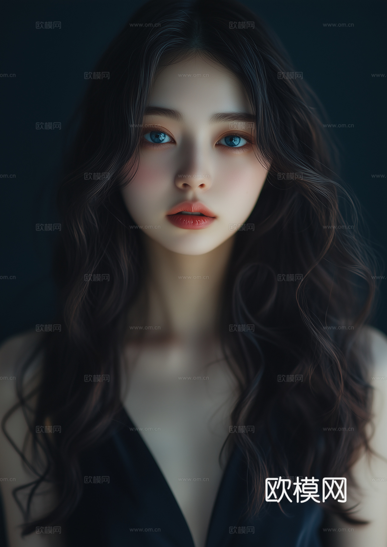 美女人物肖像挂画装饰画