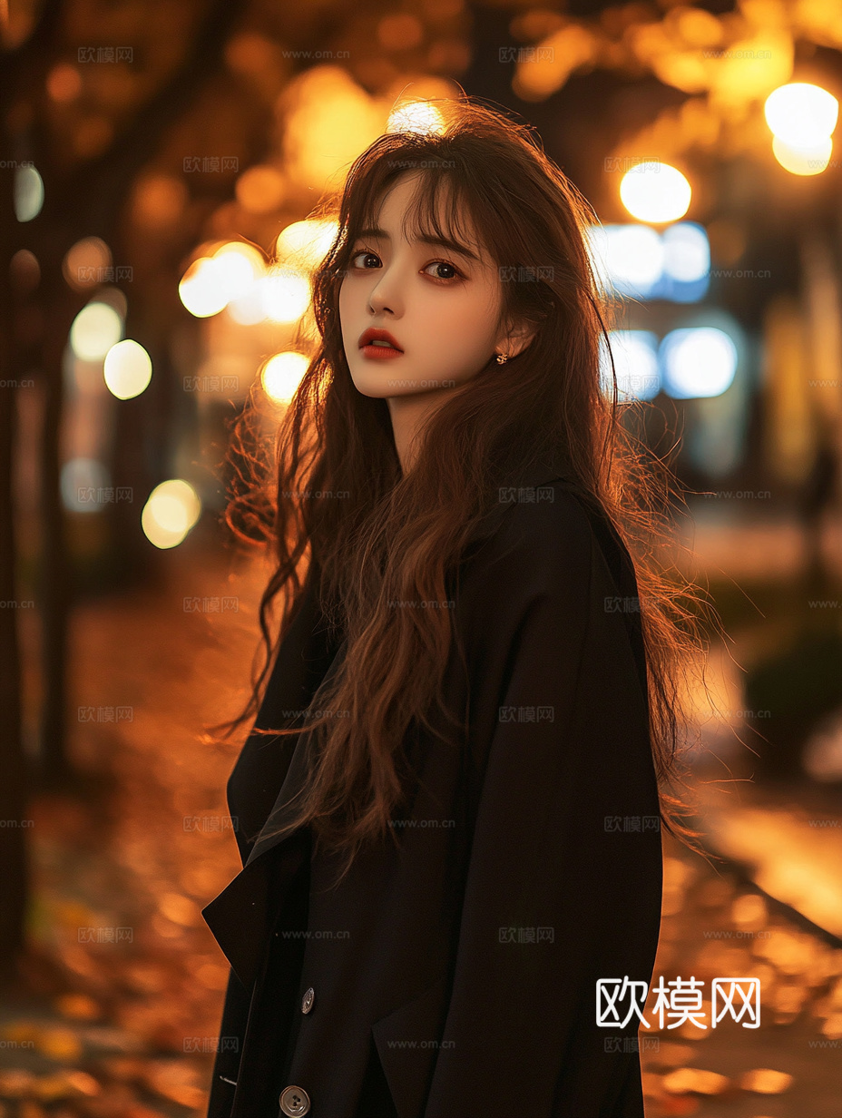 美女人物肖像挂画装饰画