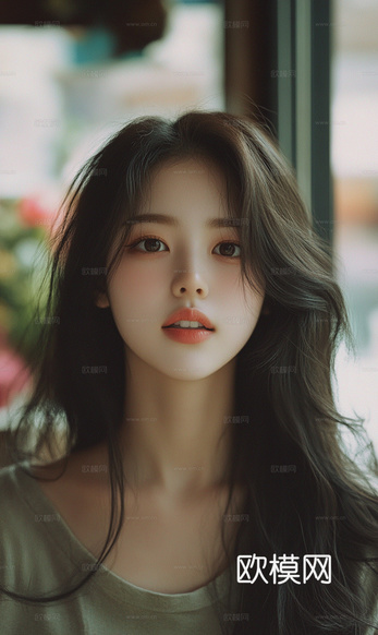 美女人物肖像挂画装饰画下载(渲染图4)