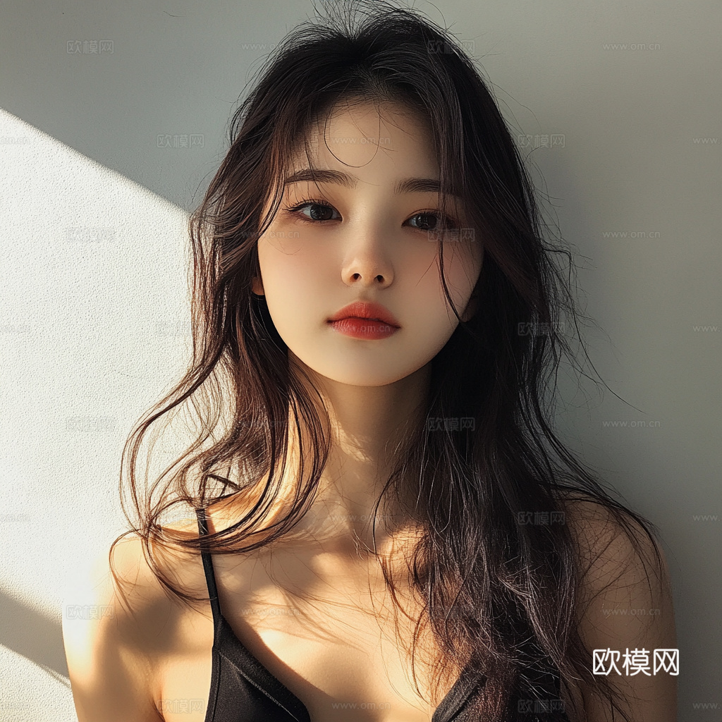 美女人物肖像挂画装饰画