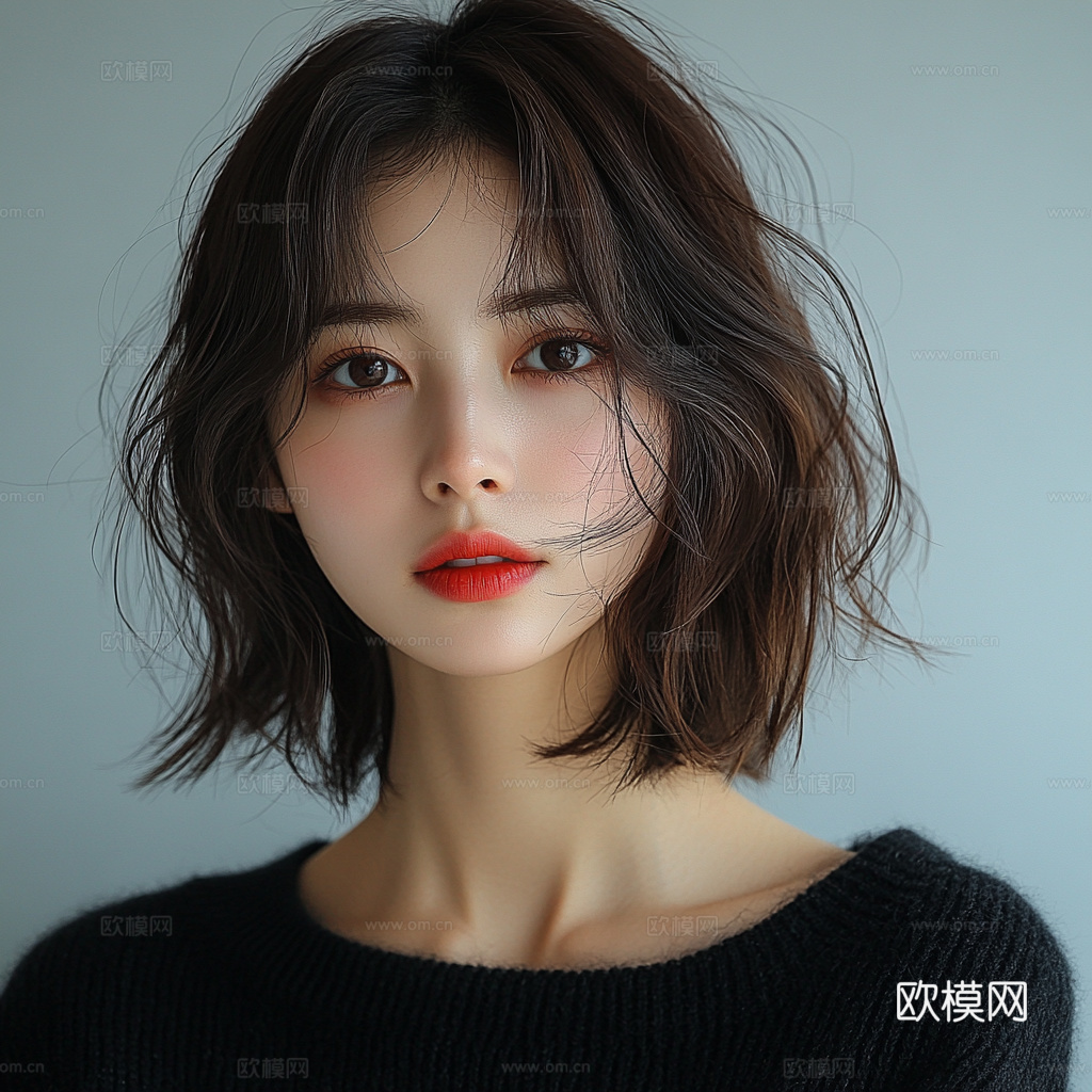 美女人物肖像挂画装饰画