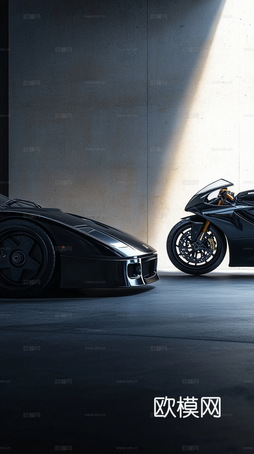 高级跑车赛车壁纸挂画下载（渲染图1）