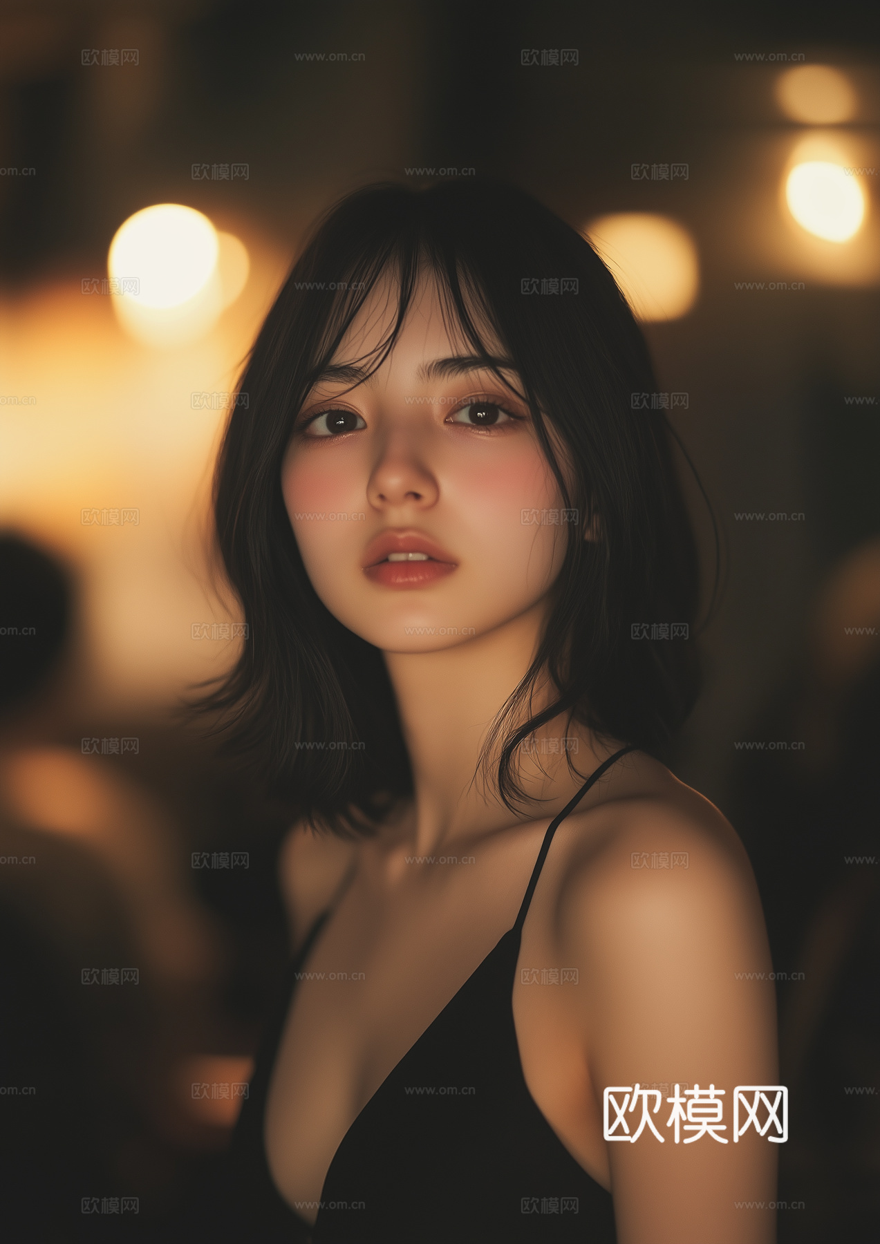 美女人物肖像挂画装饰画