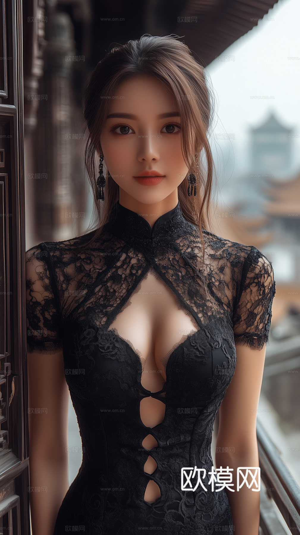 美女人物肖像挂画装饰画