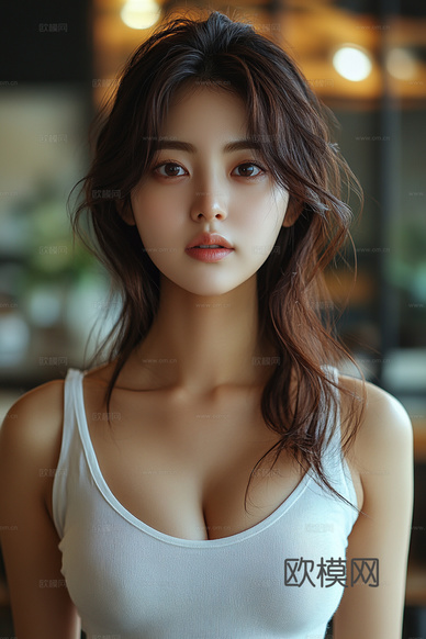 美女人物肖像挂画装饰画下载(渲染图5)