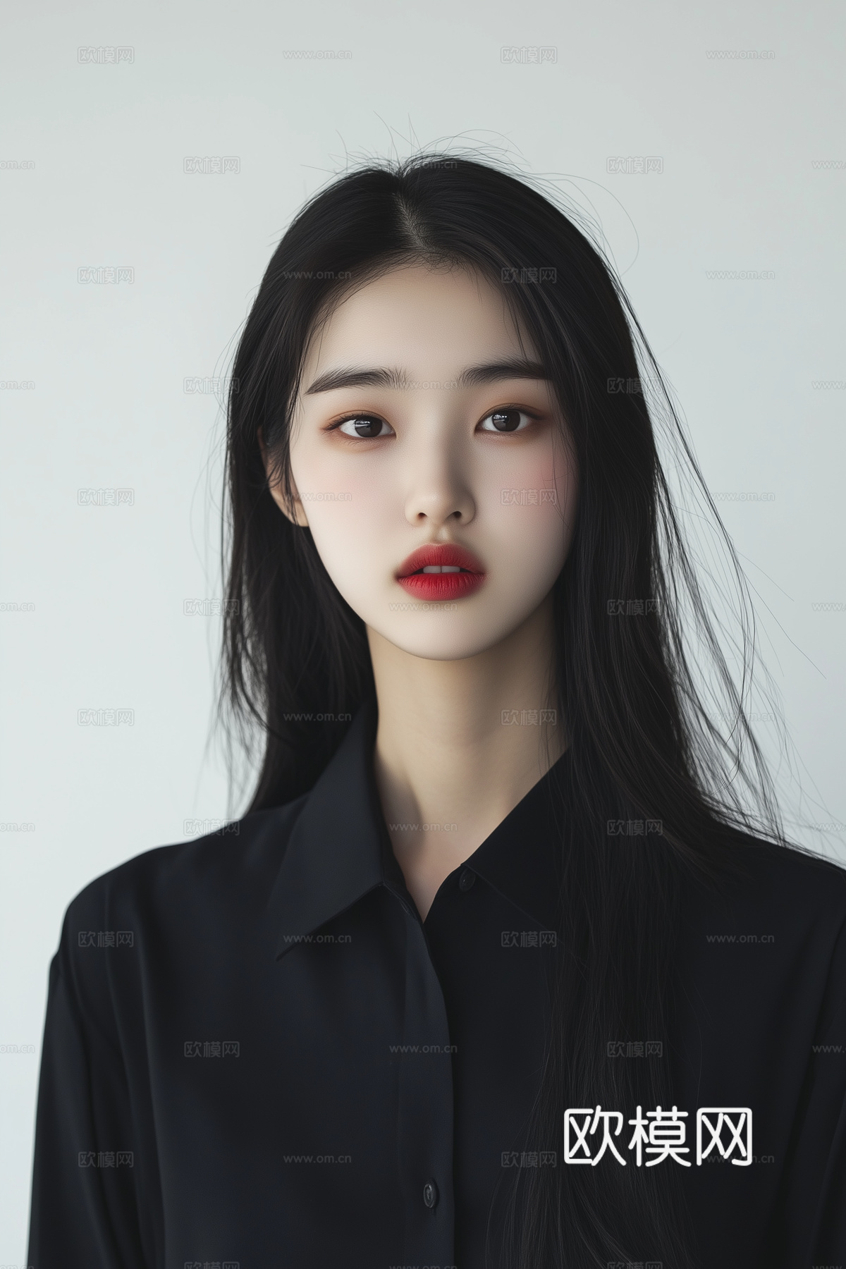 美女人物肖像挂画装饰画